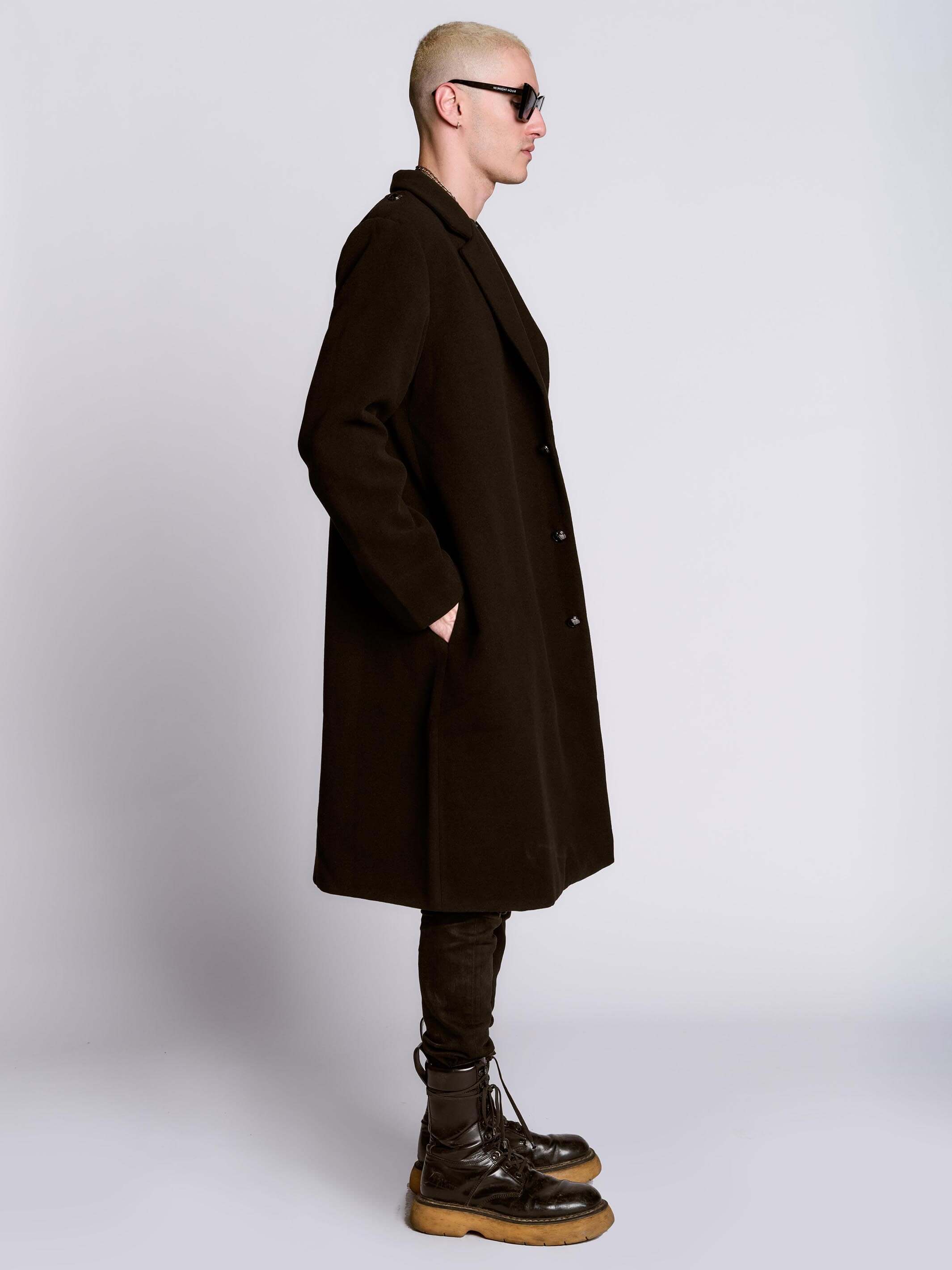 BAUHAUS MENS WOOL COAT