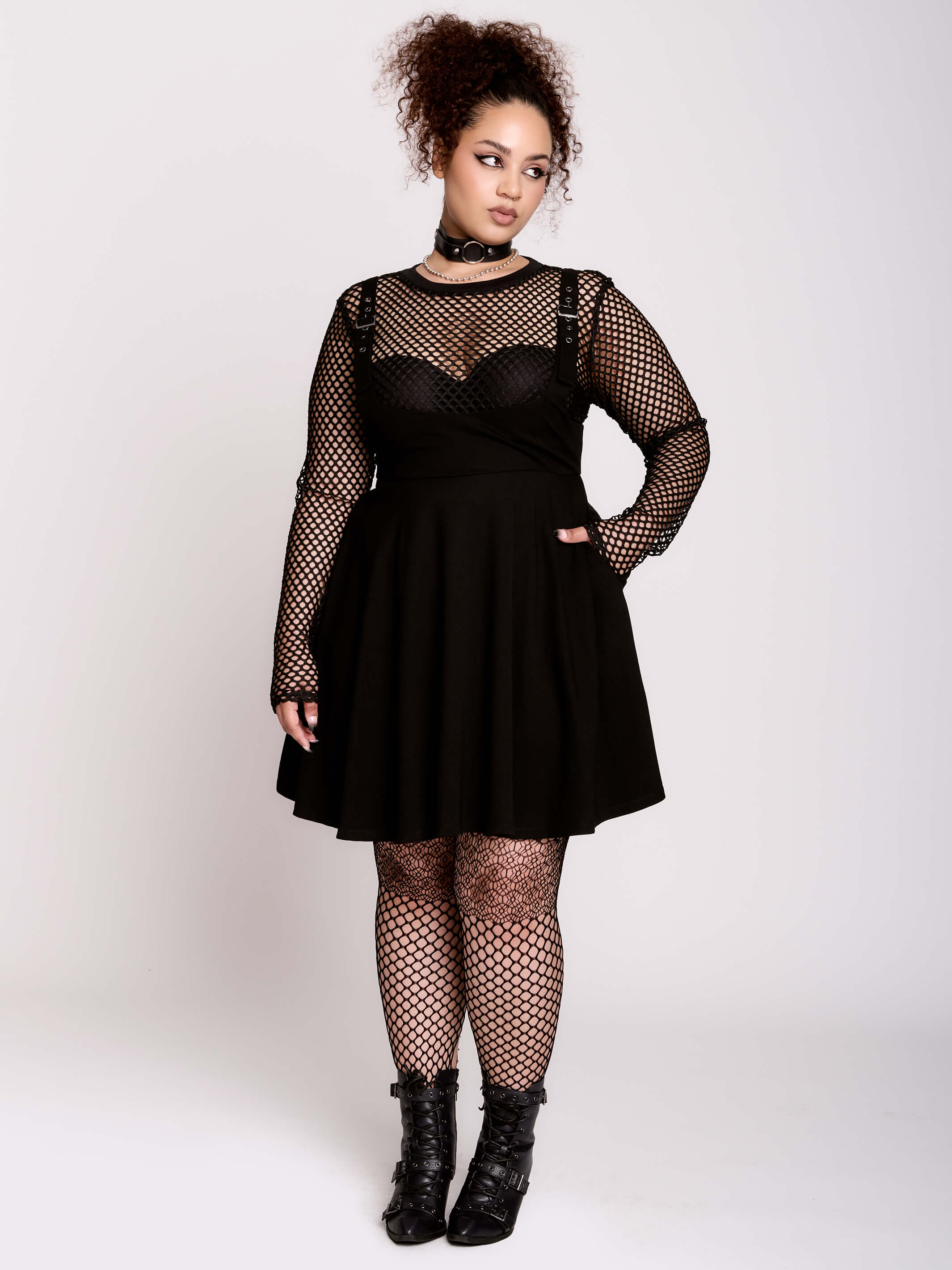 Black Pinafore Jumper