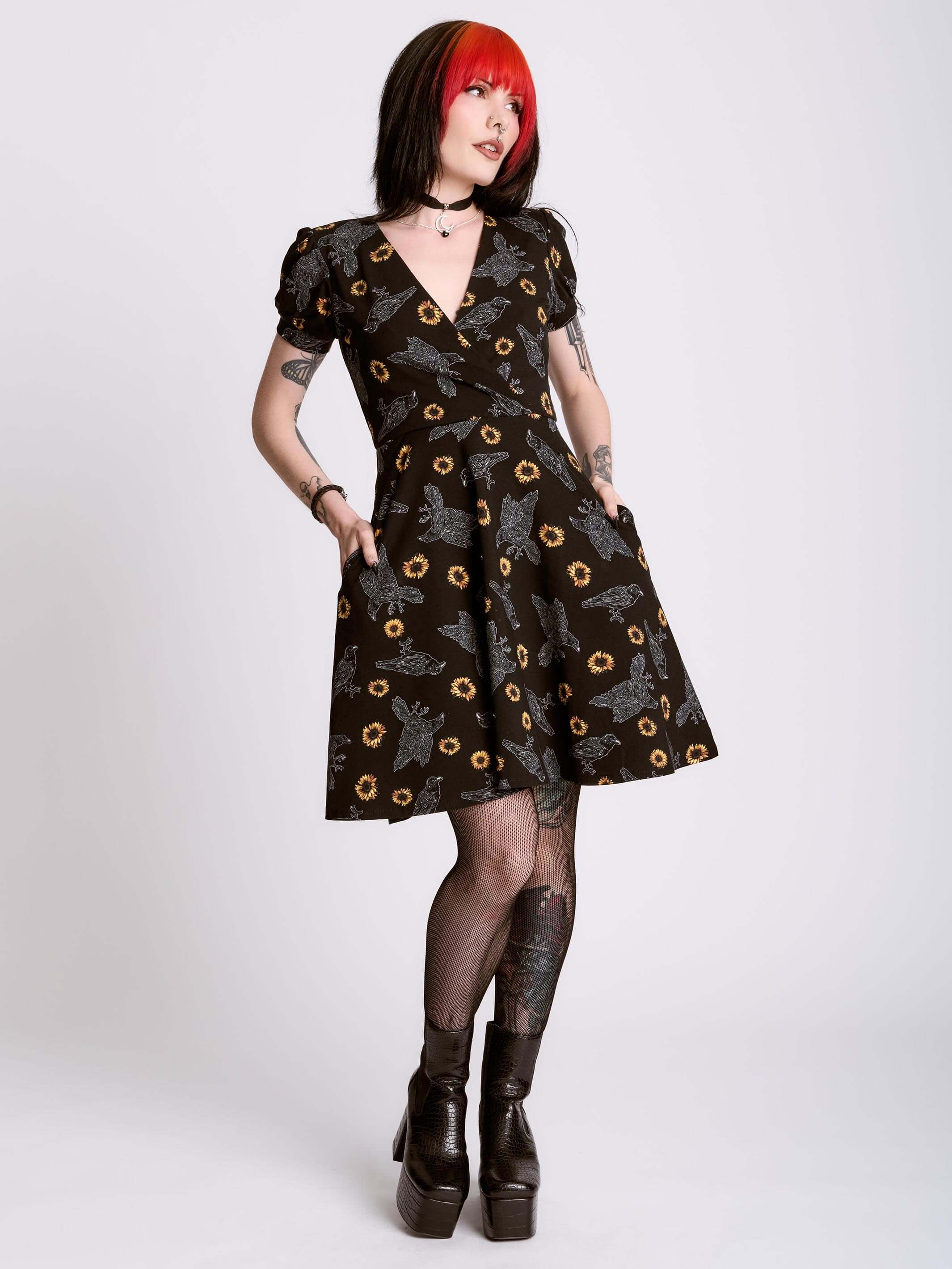 Dark Sunflower Surplus Dress