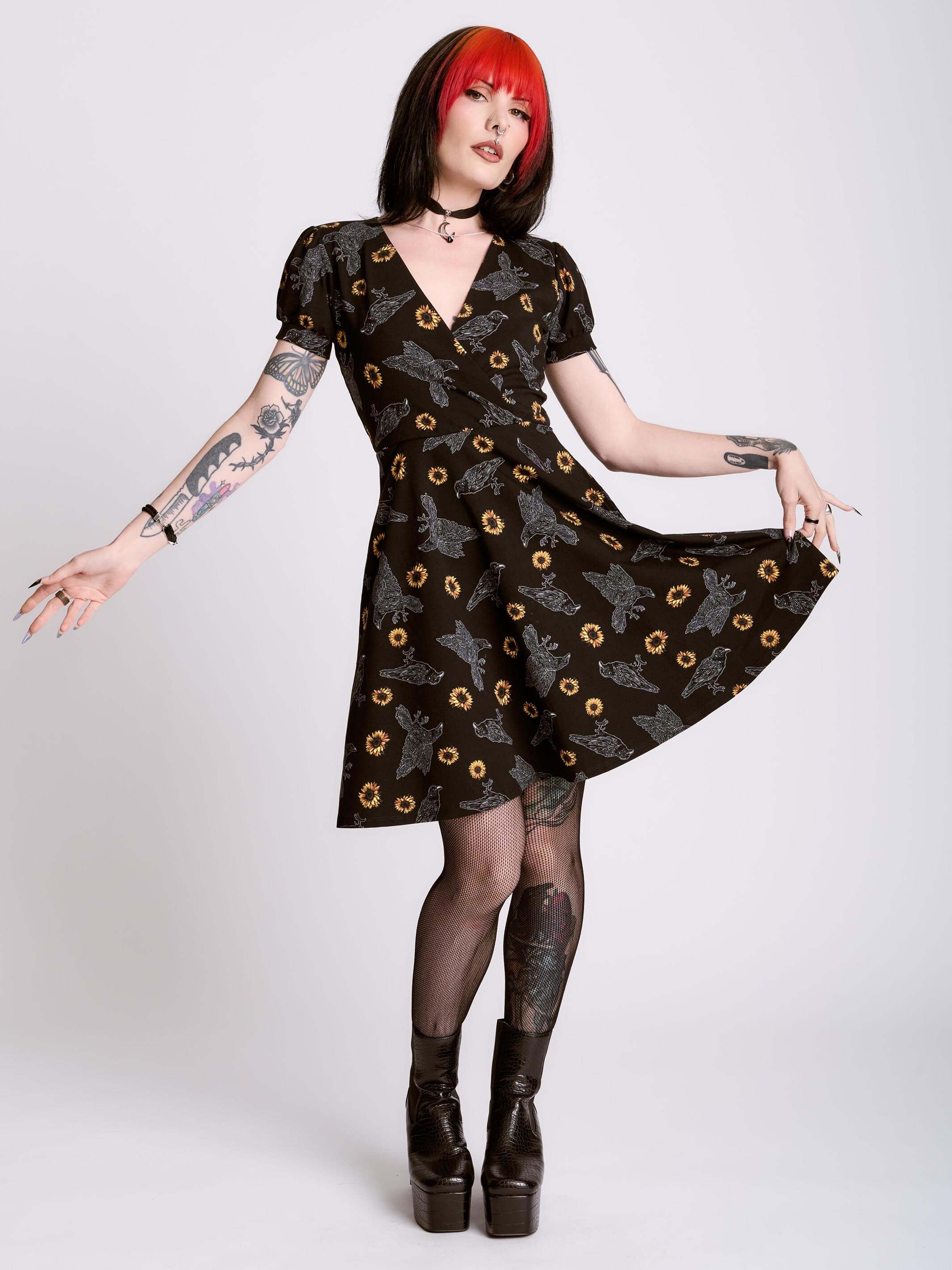 Dark Sunflower Surplus Dress