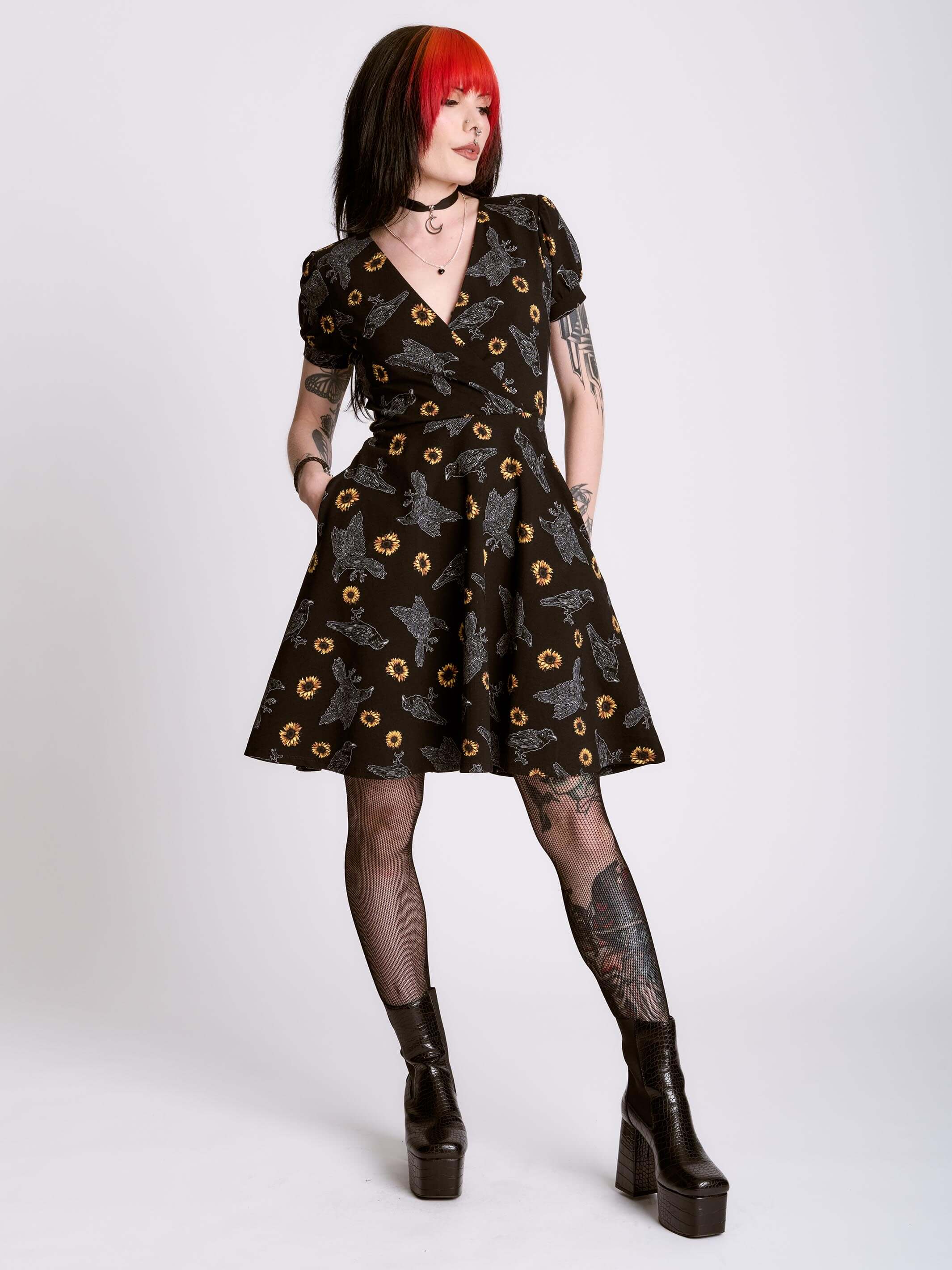 Dark Sunflower Surplus Dress