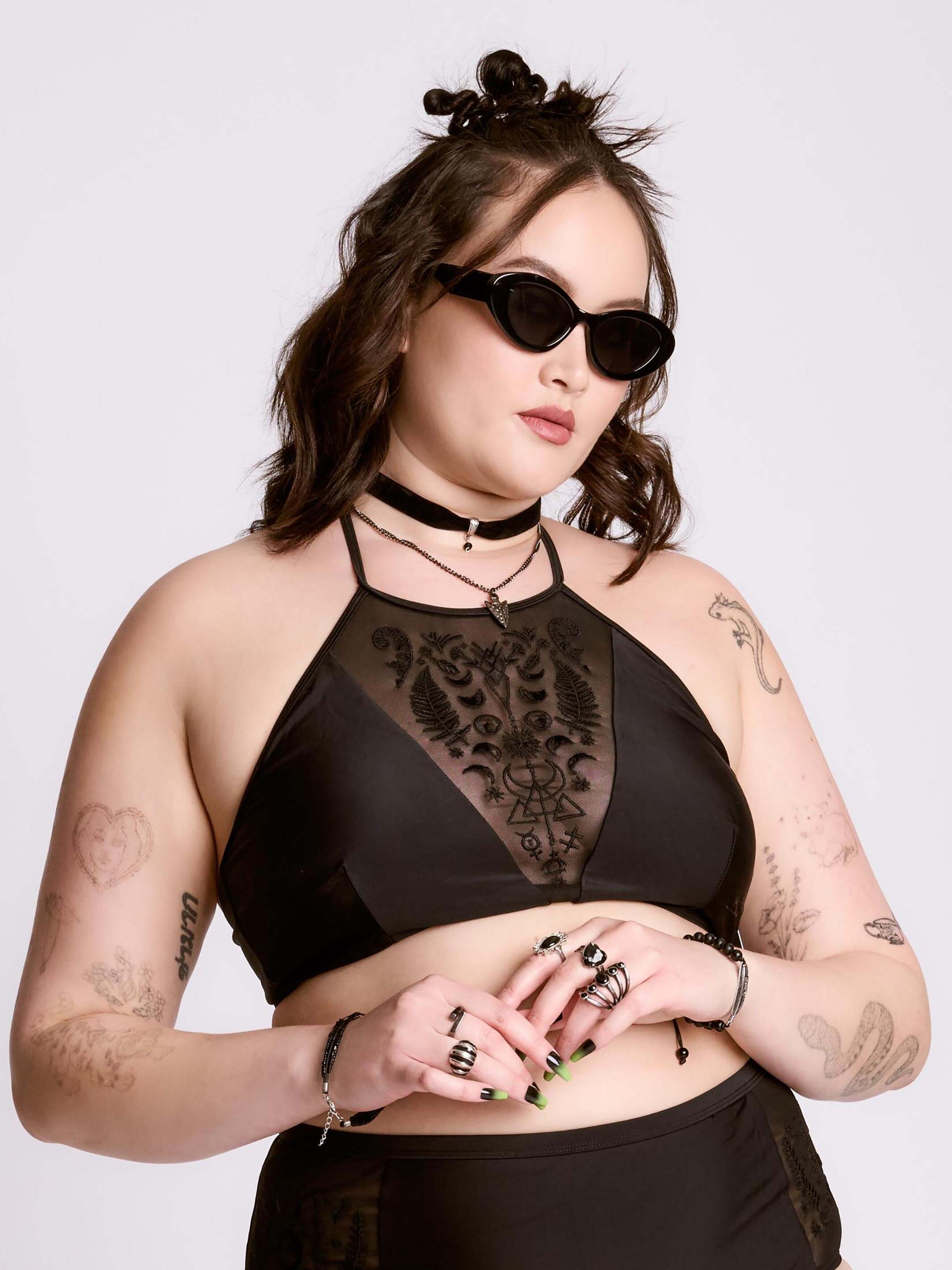 Fern Relics Swim Top