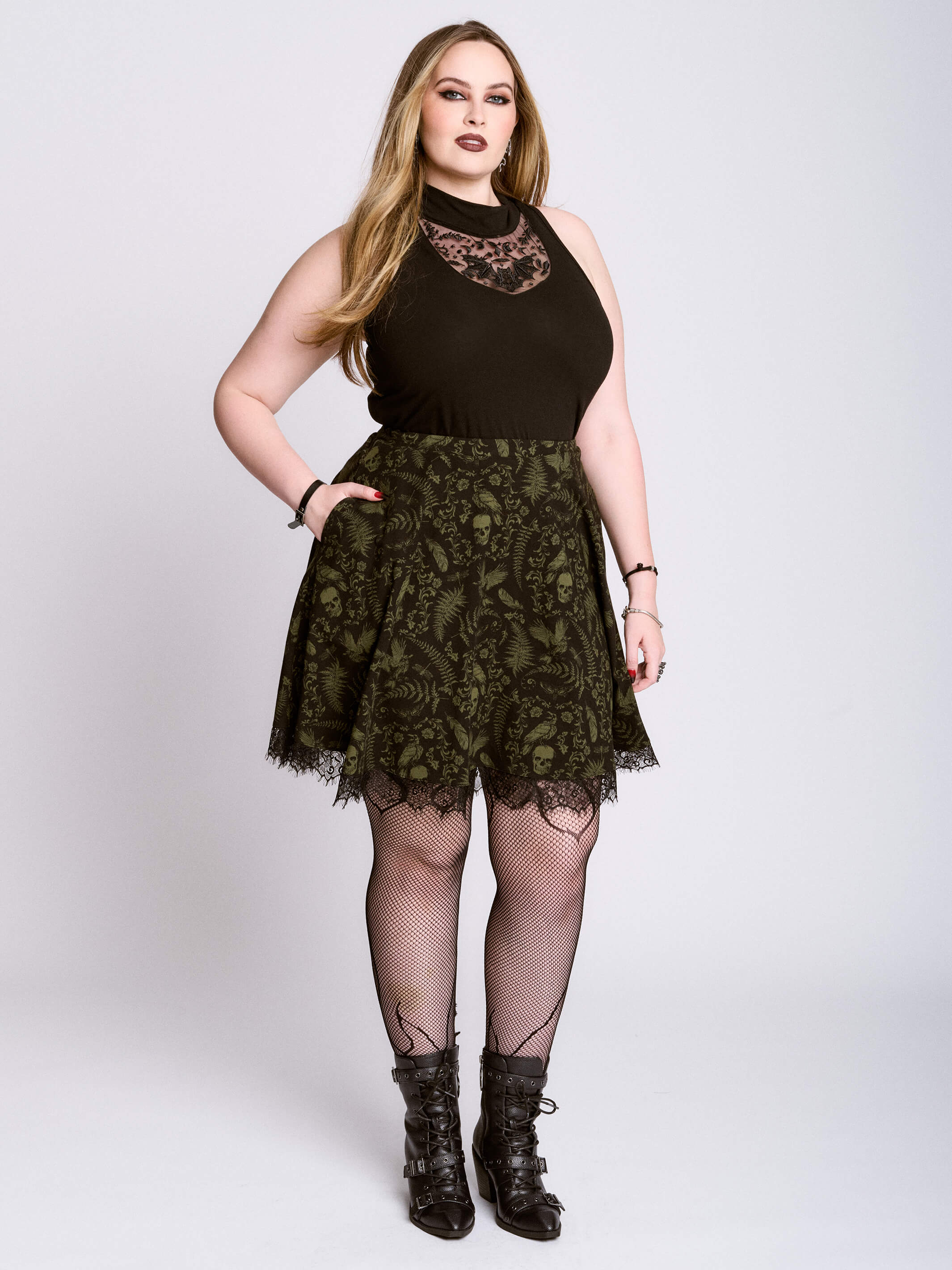 GILDED AGE SKATER SKIRT