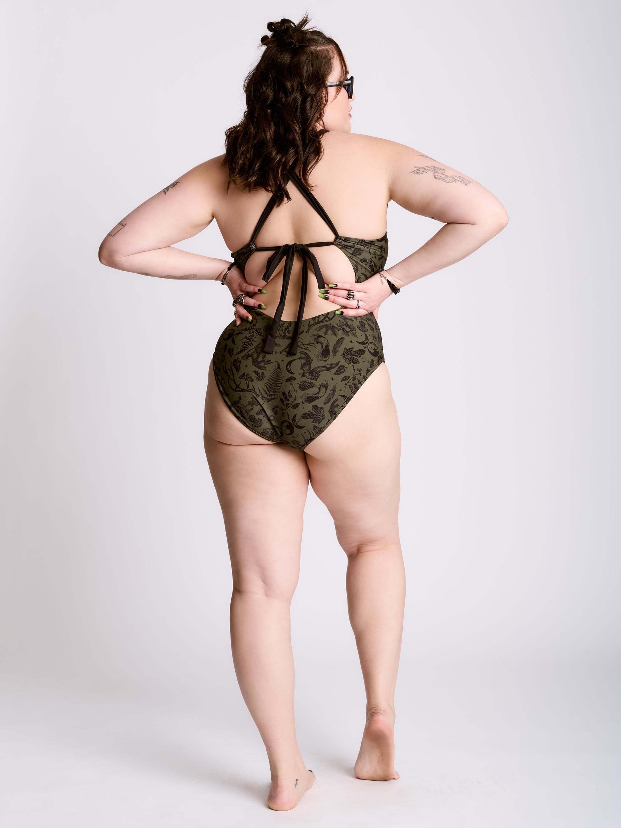 Garden Witch Lace Up Swimsuit