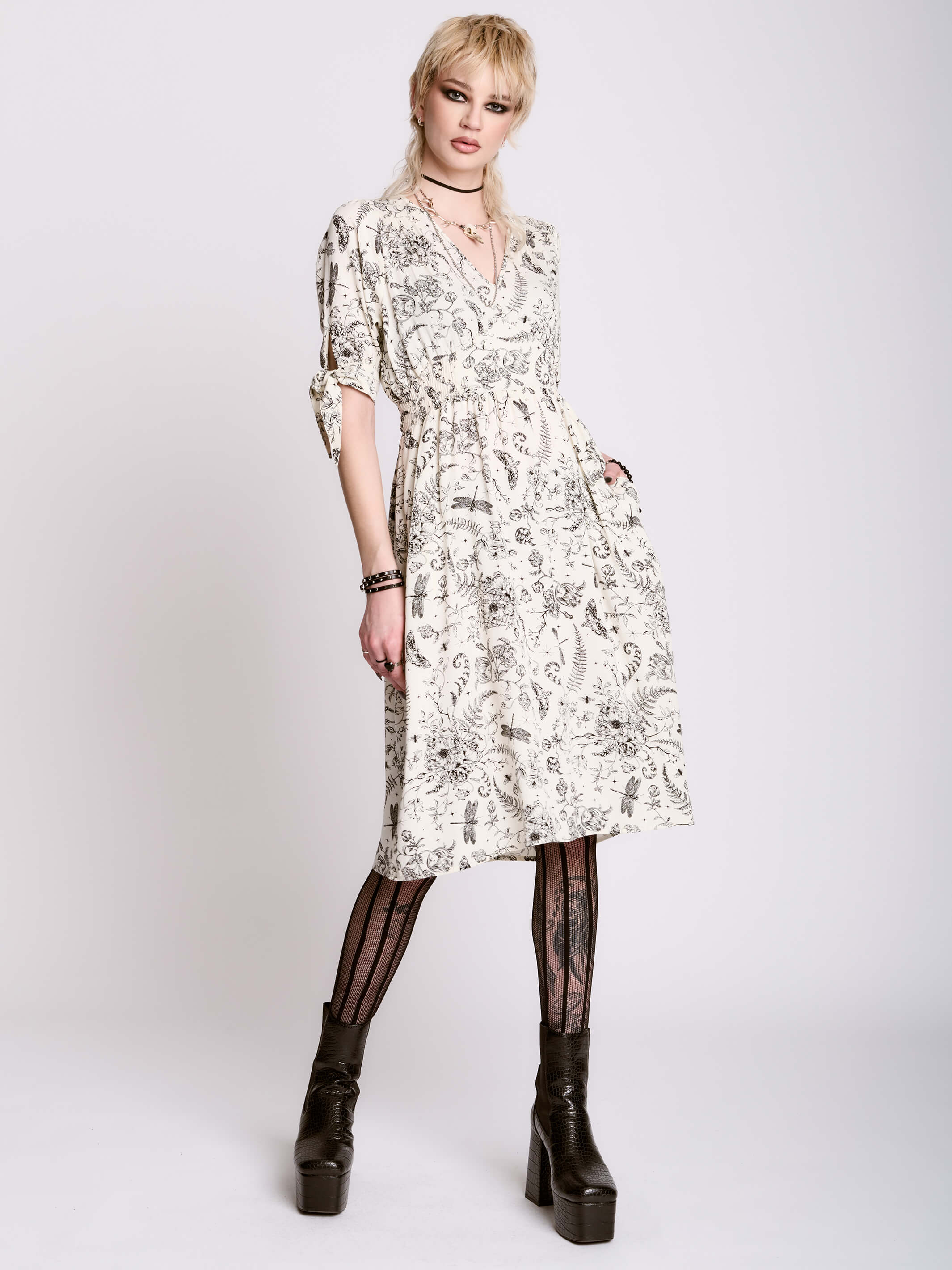 IVORY VICTORIAN DRESS