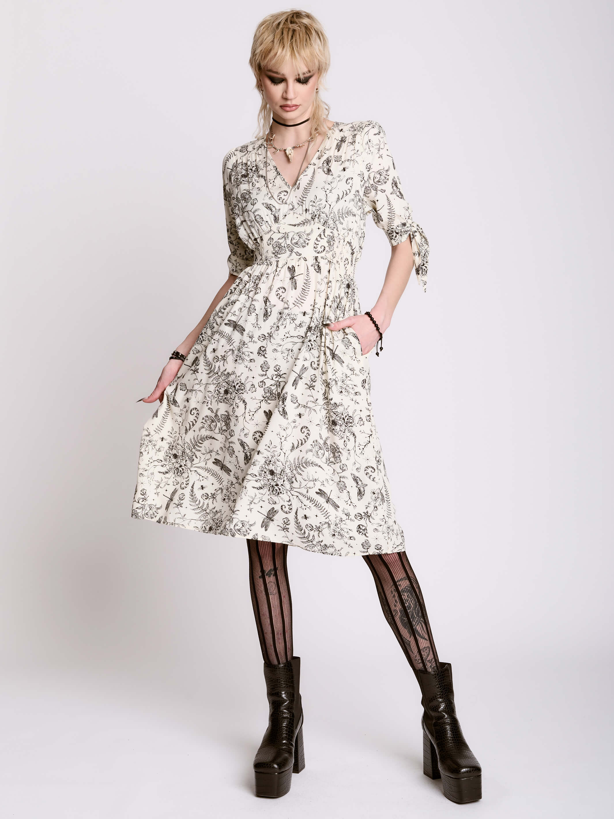 IVORY VICTORIAN DRESS