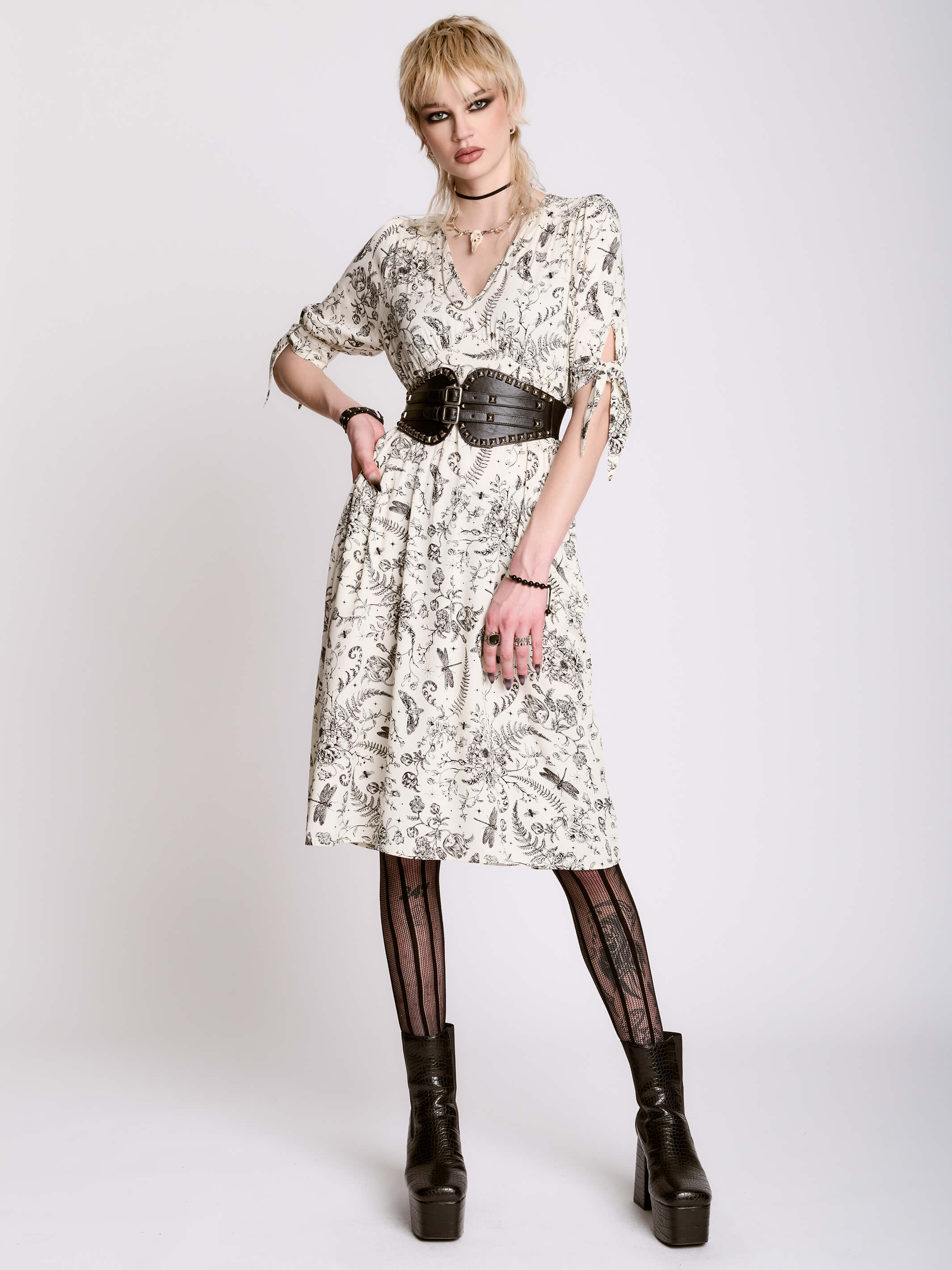 IVORY VICTORIAN DRESS