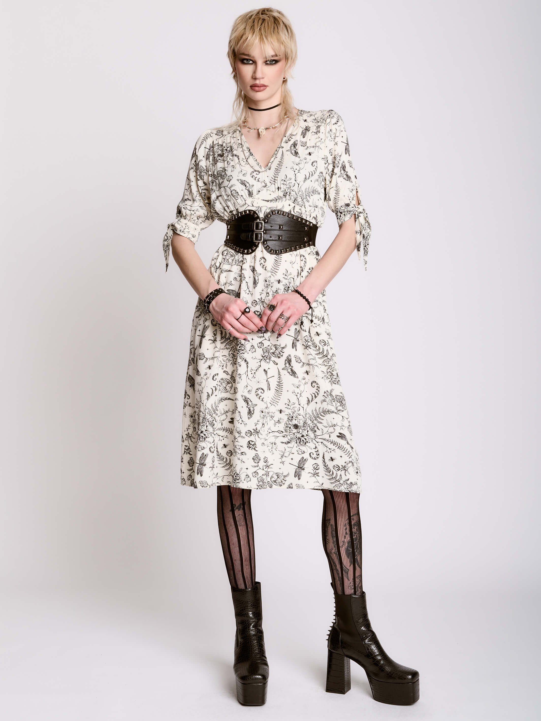 IVORY VICTORIAN DRESS