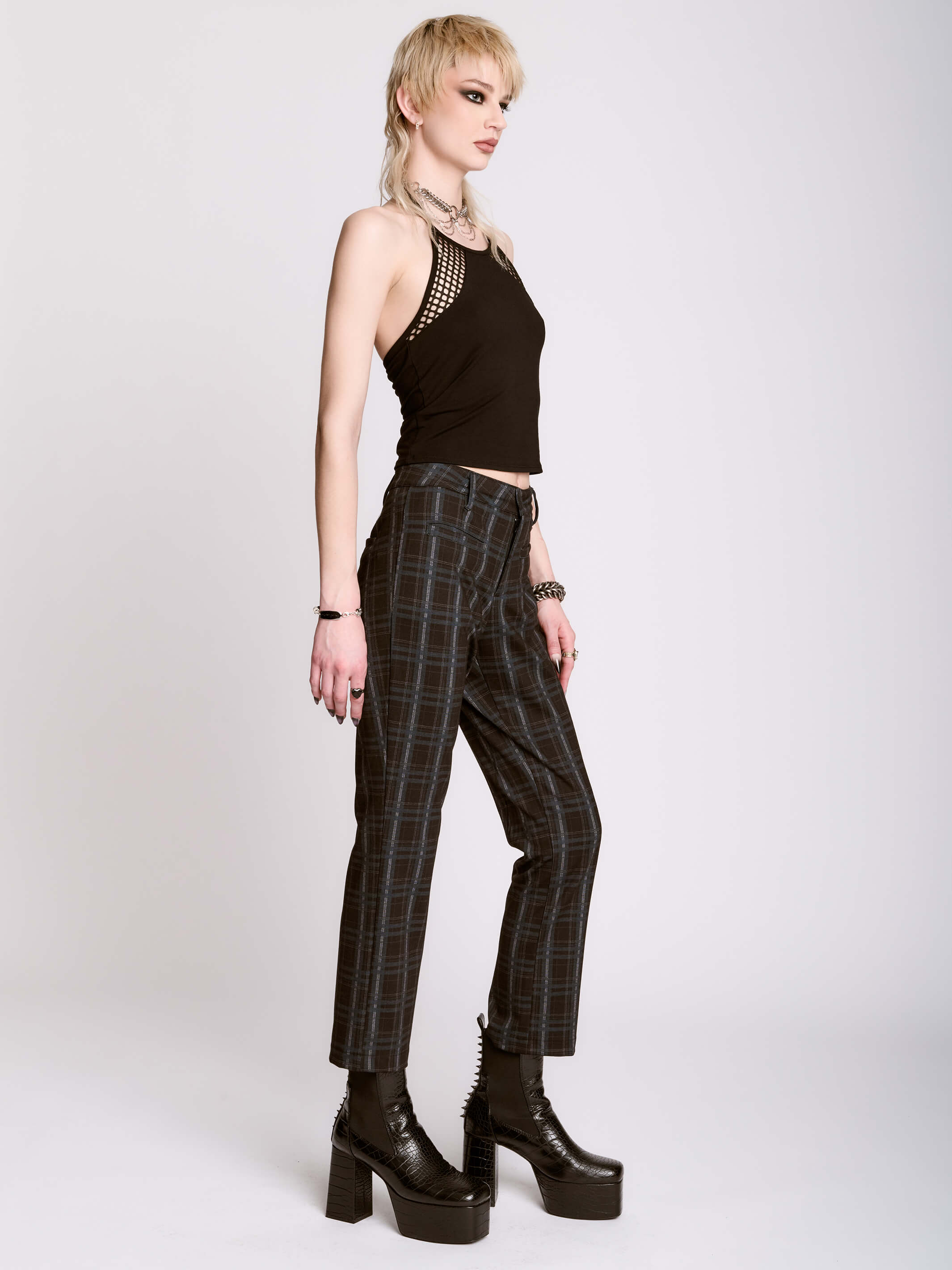 lichen plaid trouser