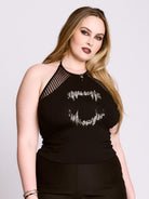 UNDEAD FISHNET HALTER