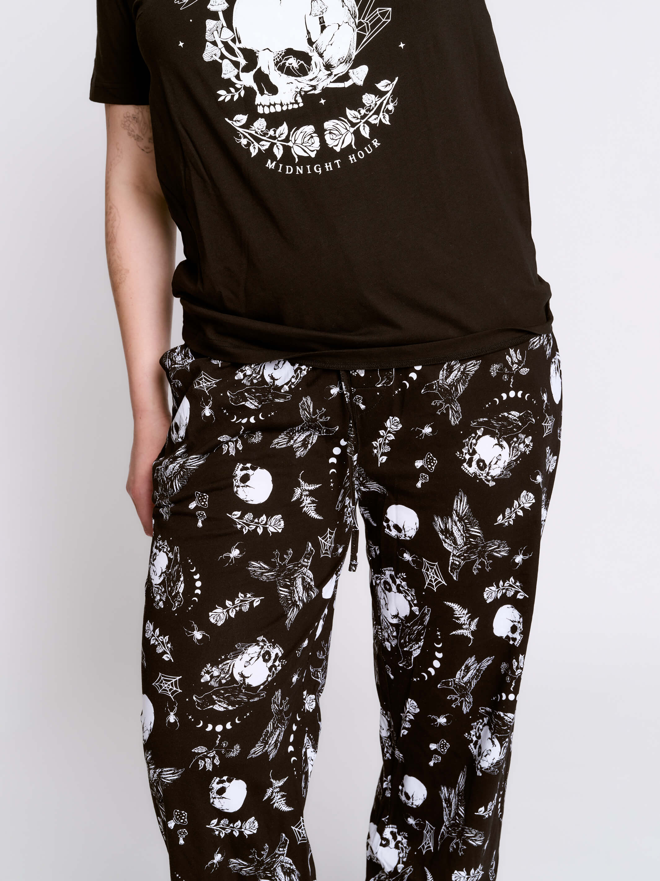 RAVEN SKULL PJ SET