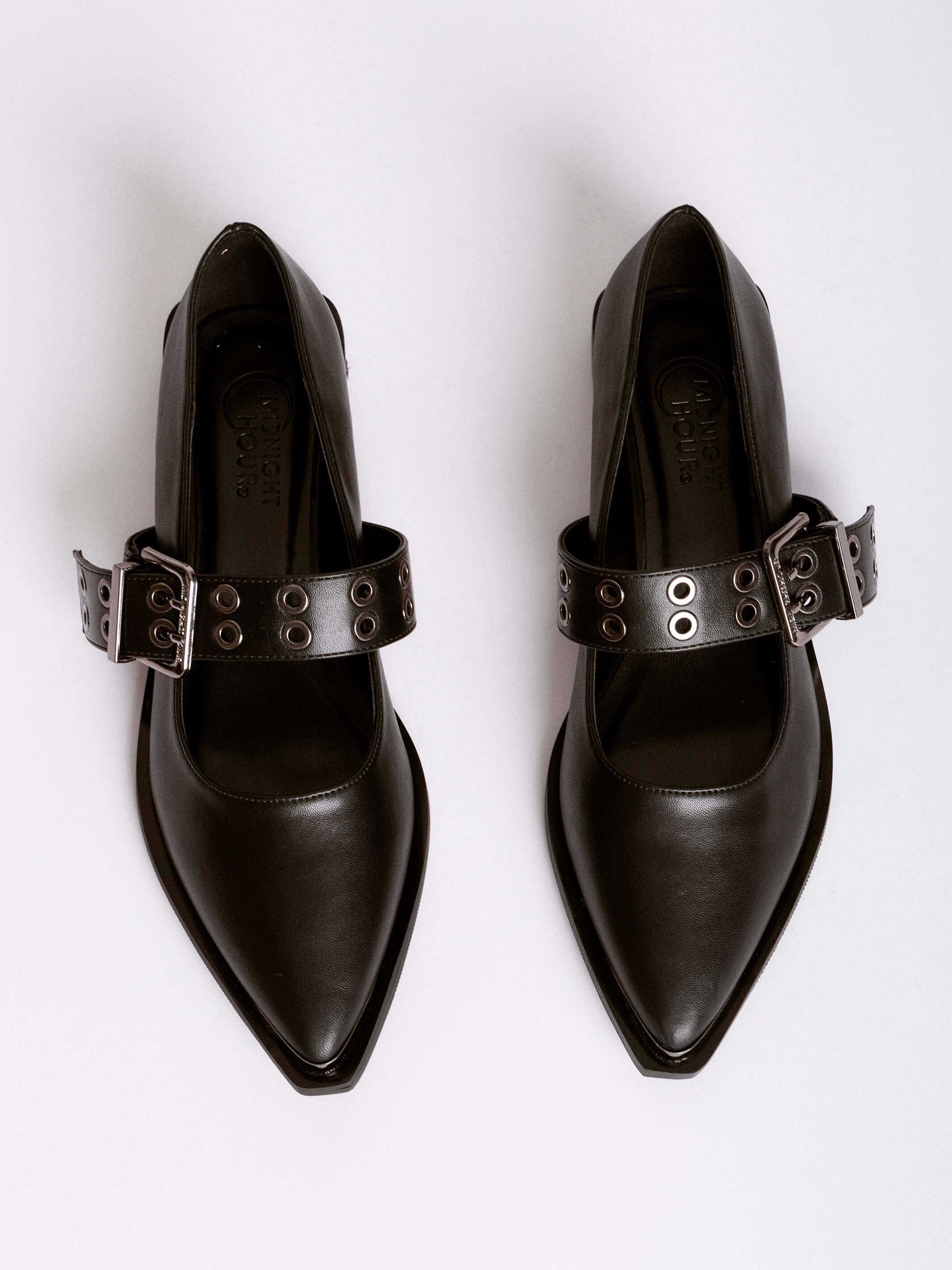 buckle ballet flats