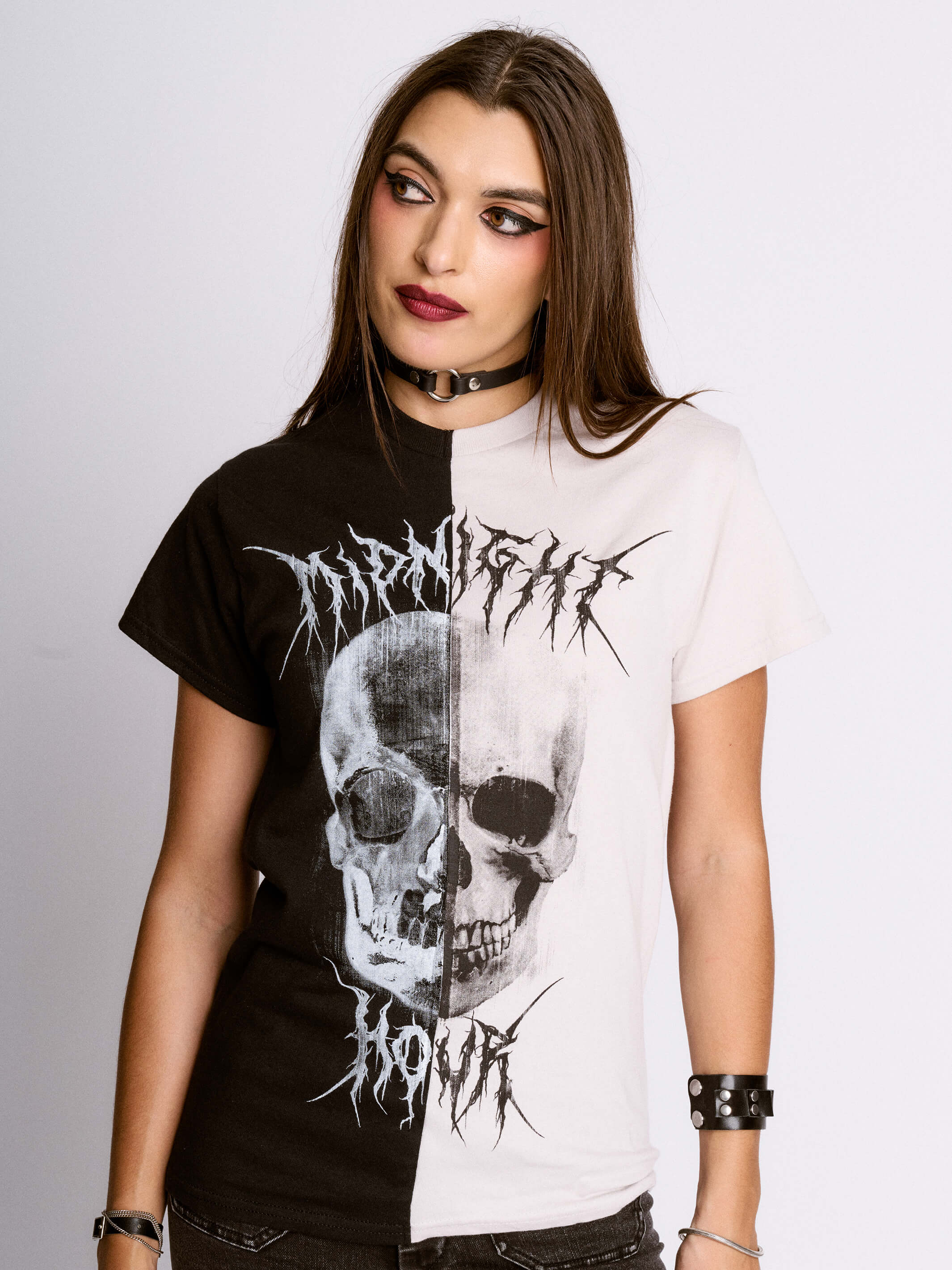 SPLIT SKULL T-SHIRT
