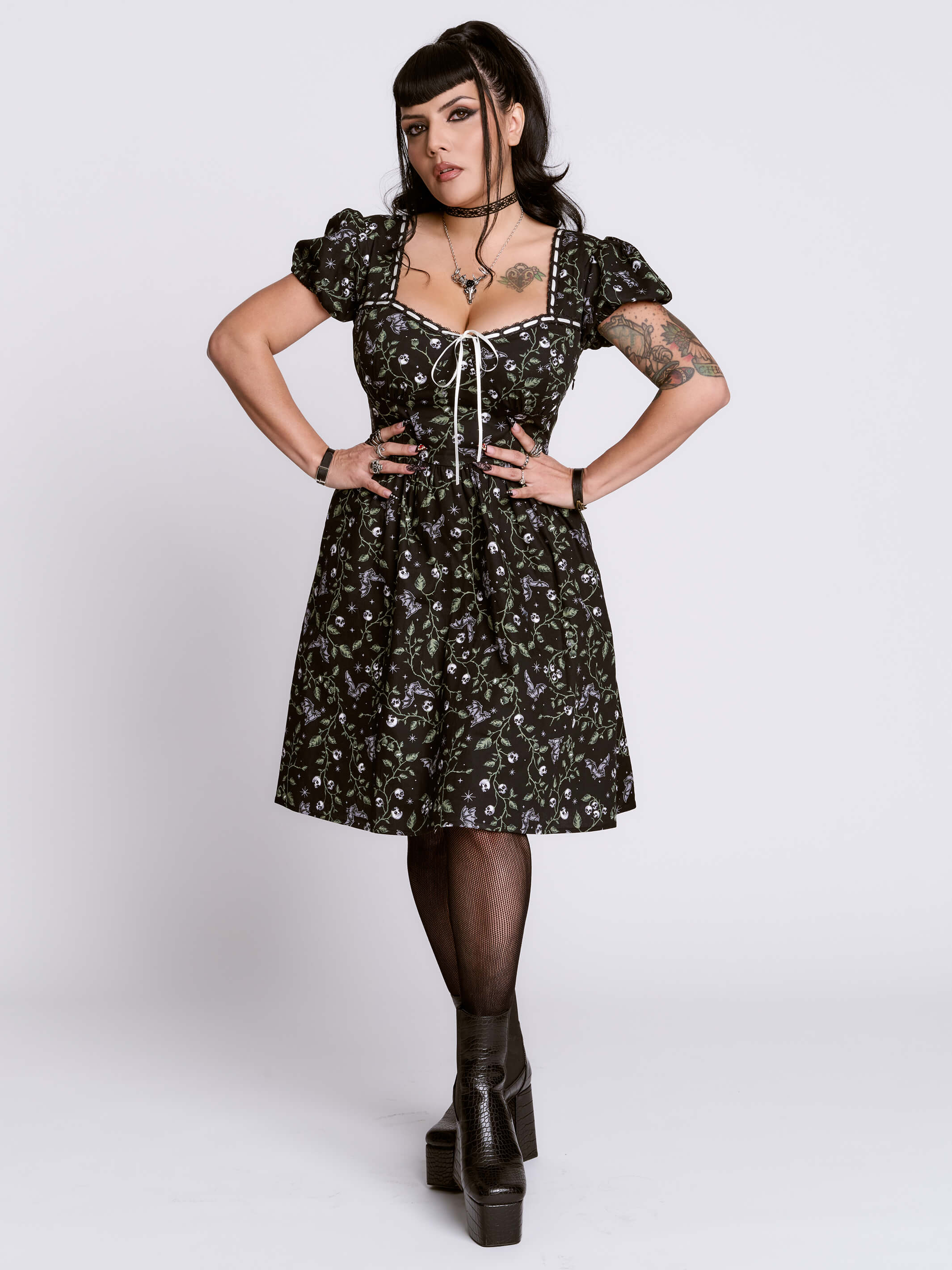 Skull Ivy Maiden dress