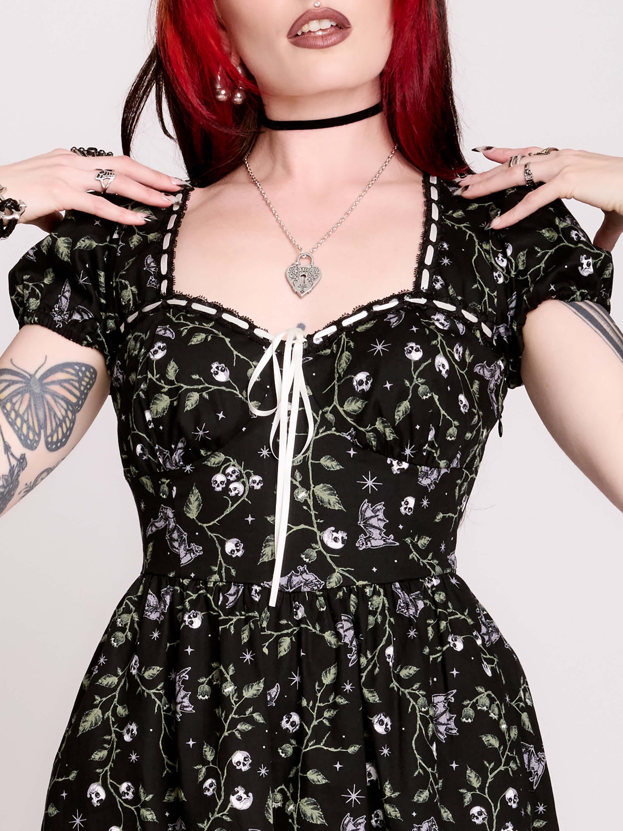 Skull Ivy Maiden Dress