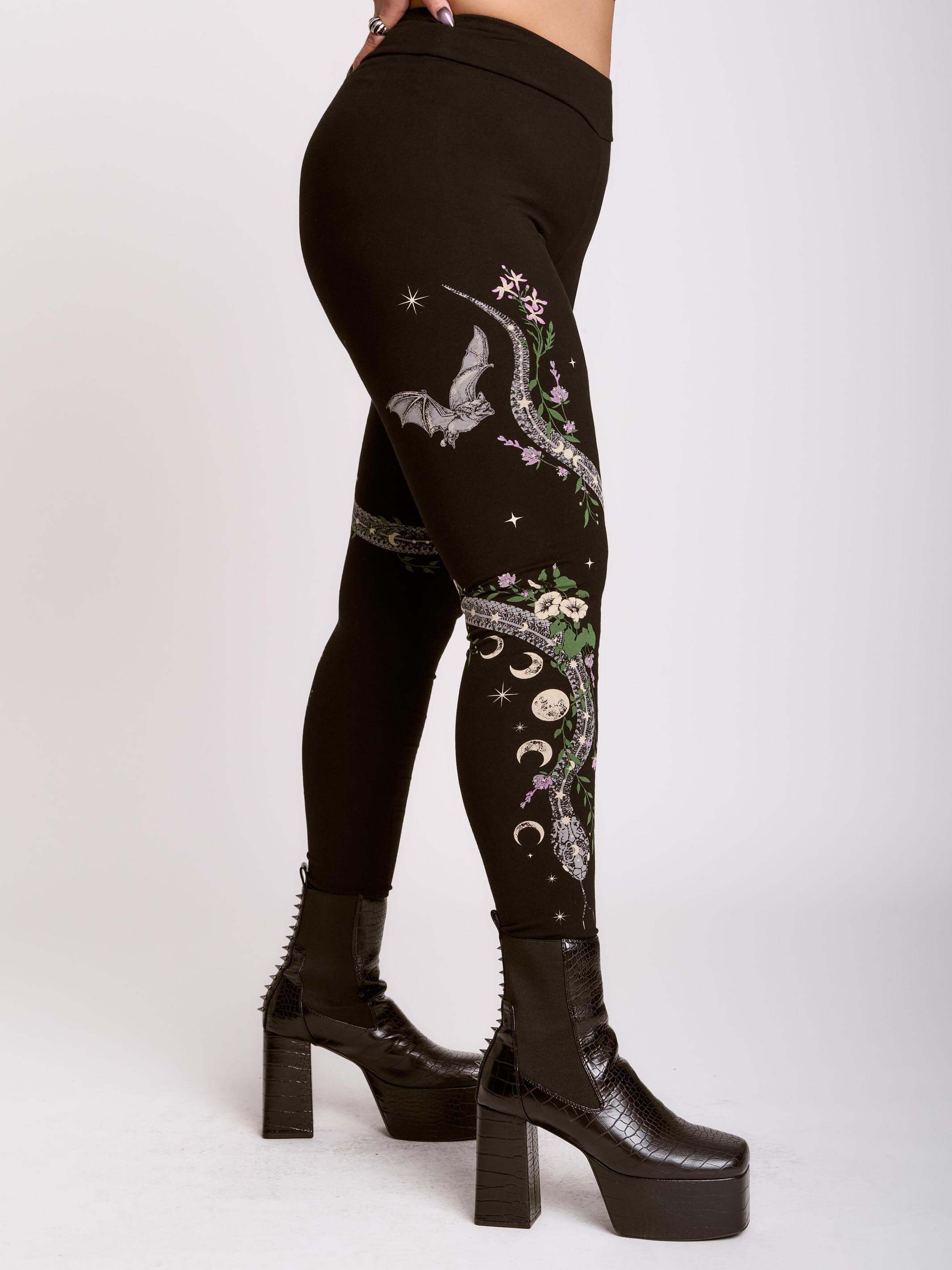 SNAKE FLORAL LEGGING