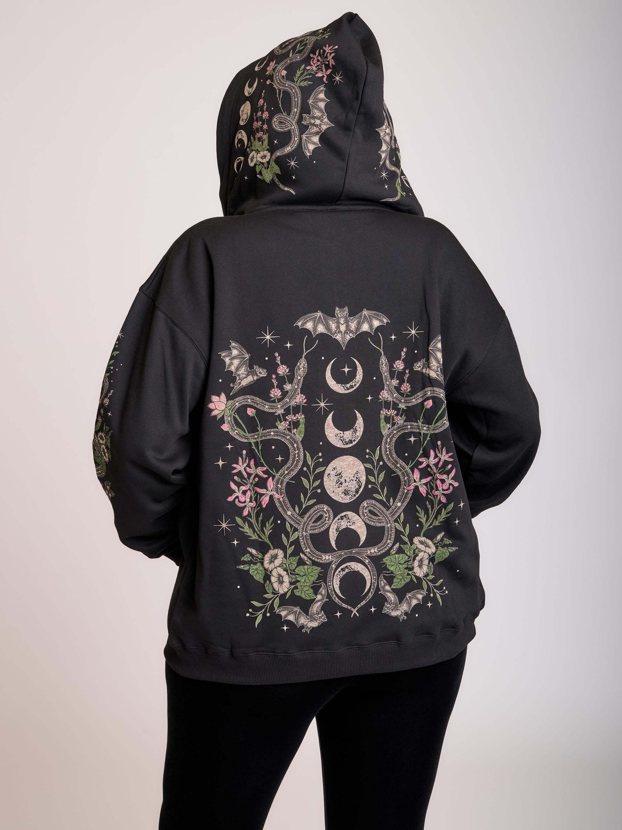 トップス MOON TREE PLANET - Hoodie black MOON TREE PLANET - Hoodie