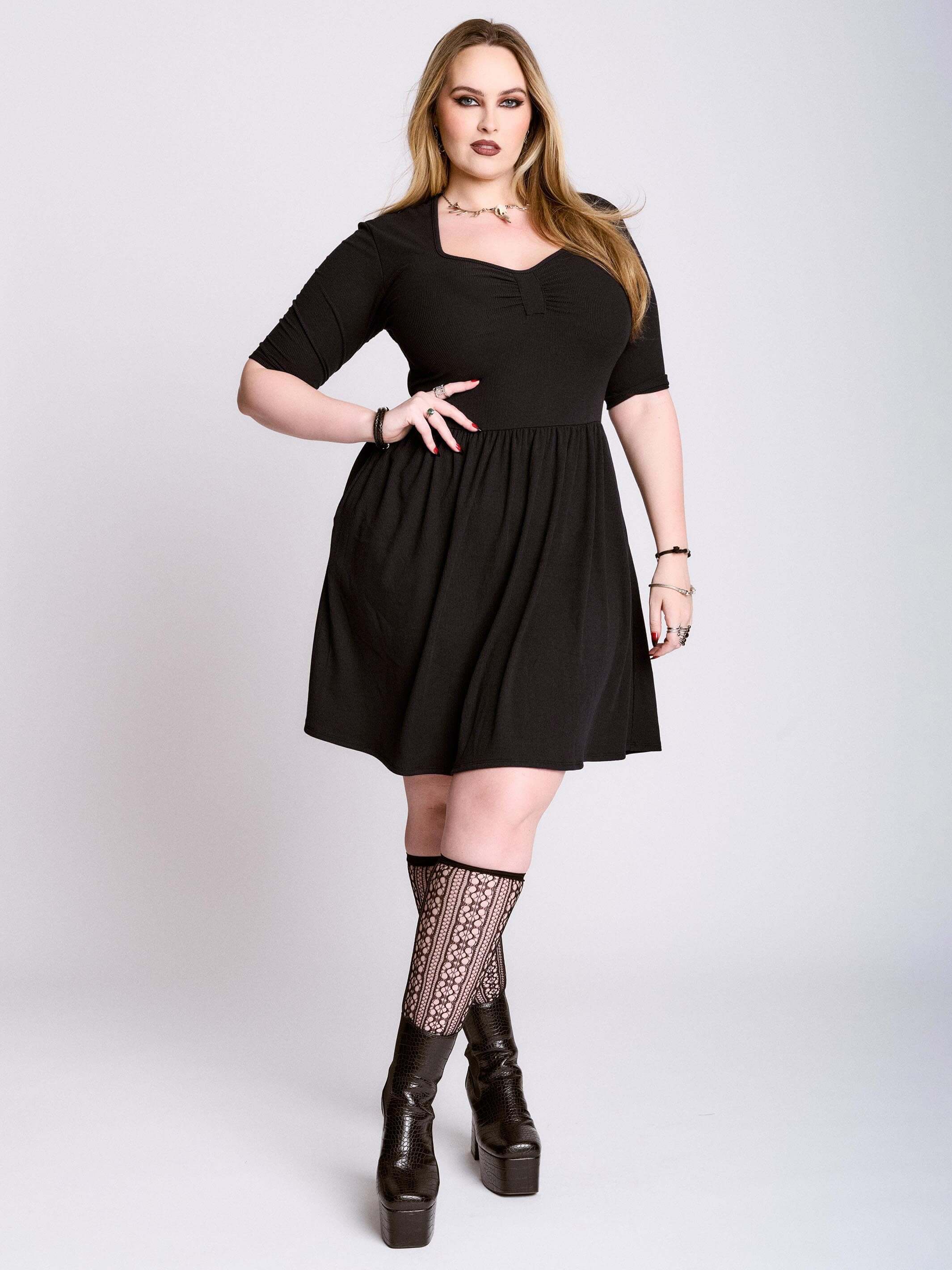 Spine Sweetheart Dress