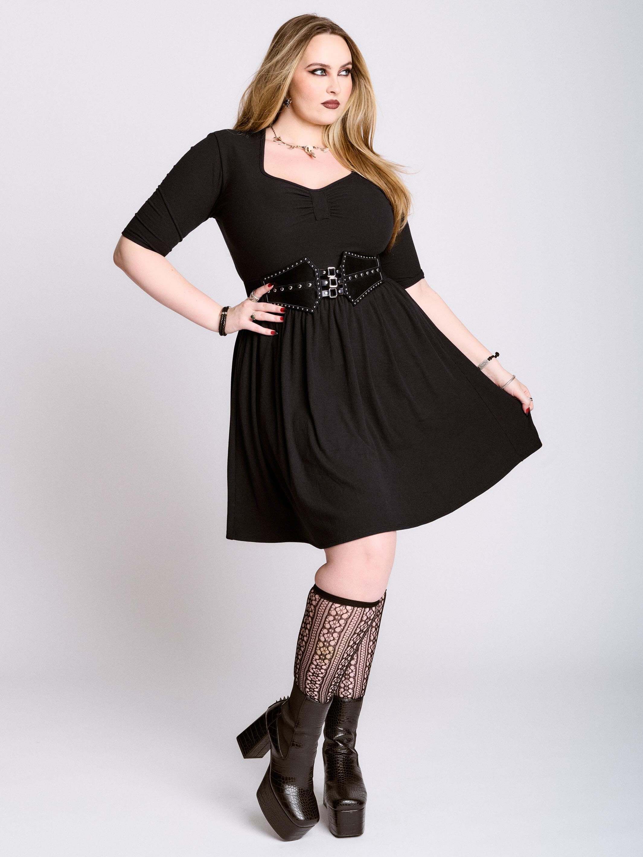 Spine Sweetheart Dress