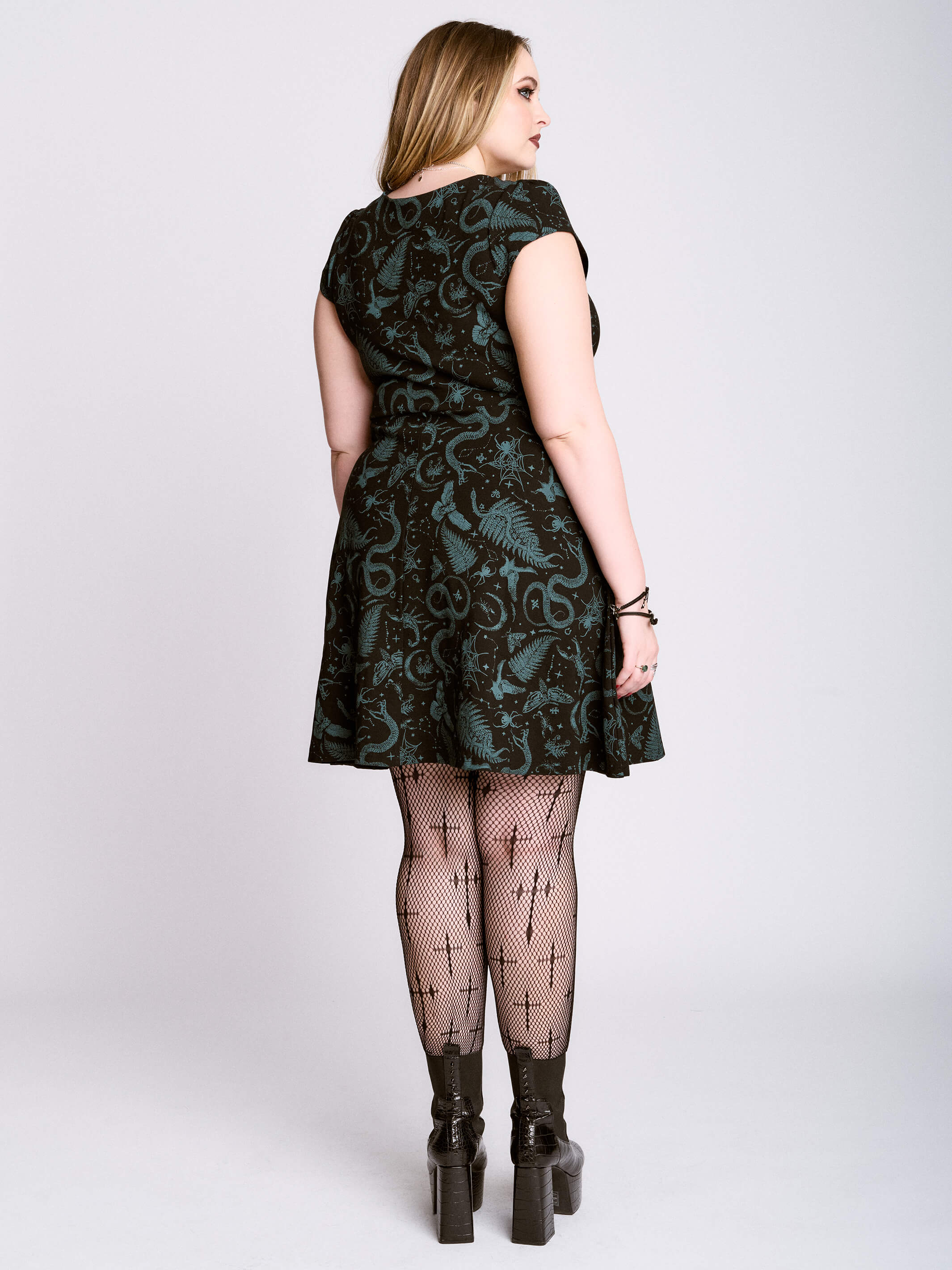 SWAMP LIFE PONTE DRESS