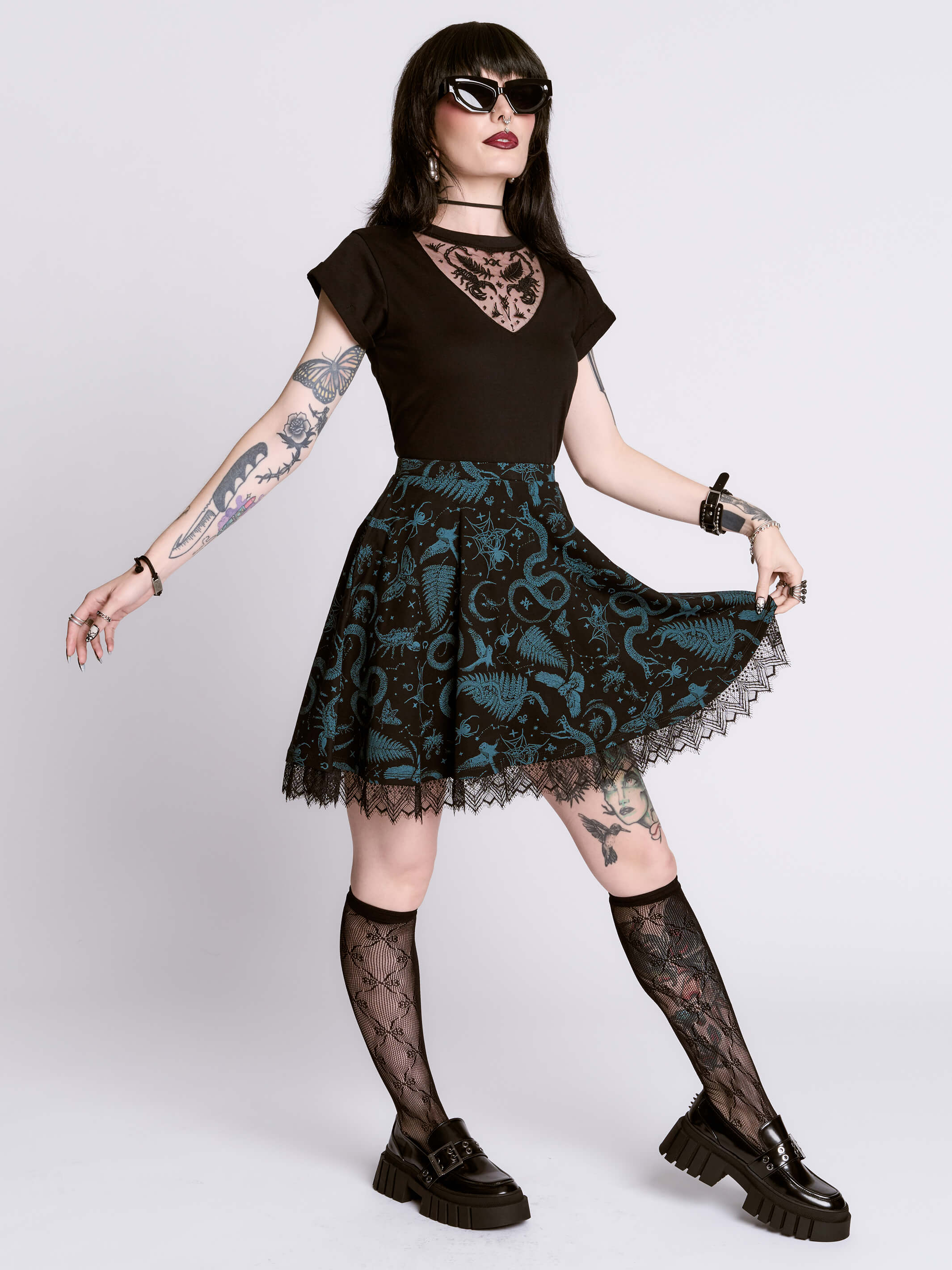 SWAMP LIFE SKATER SKIRT