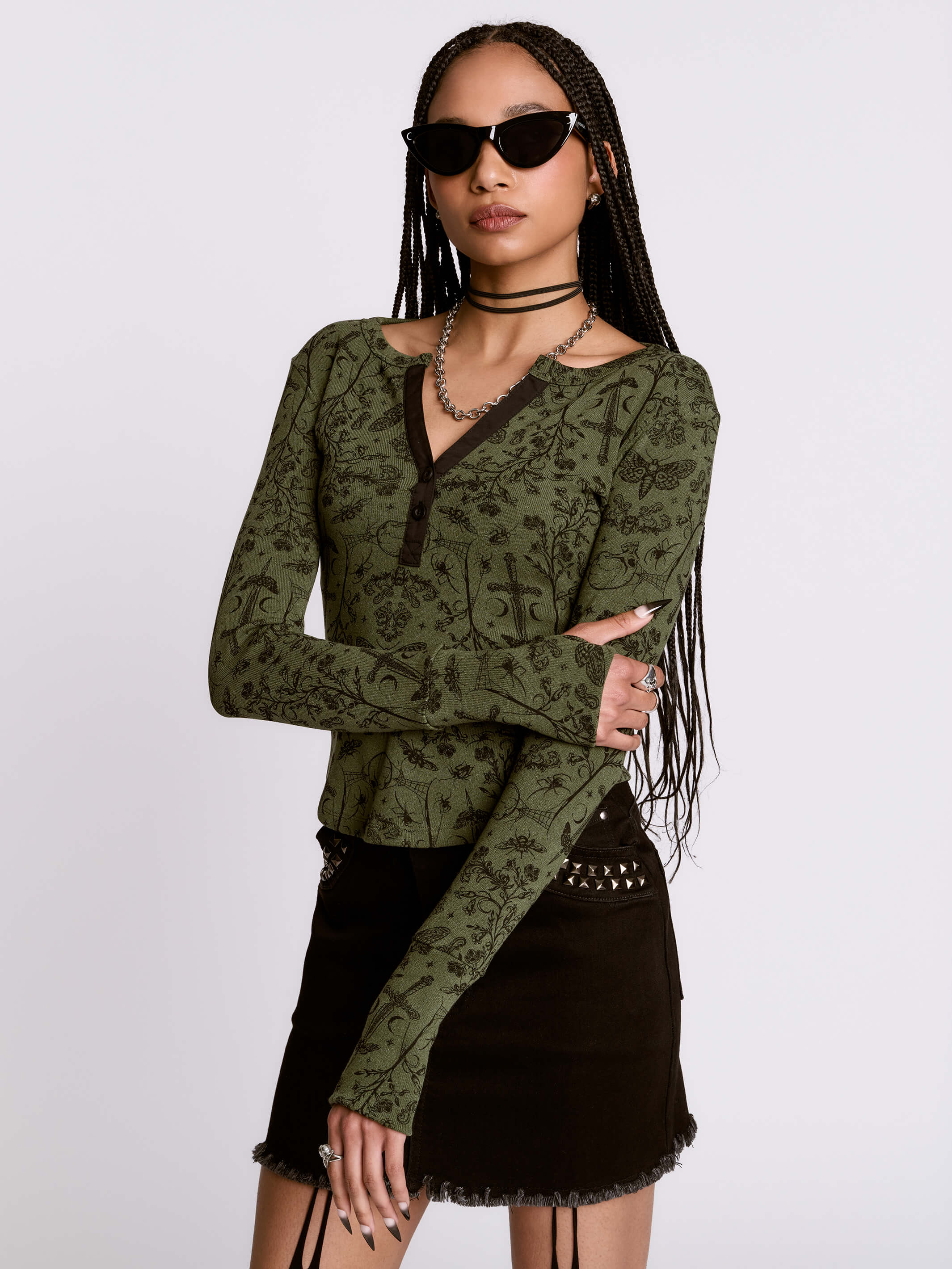 sword of mercy henley top