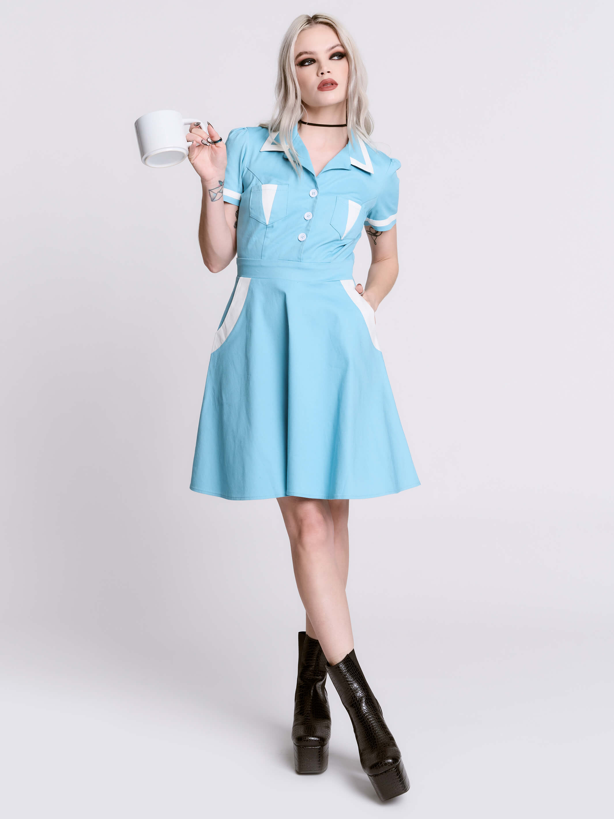 Black Lodge Waitress Dress