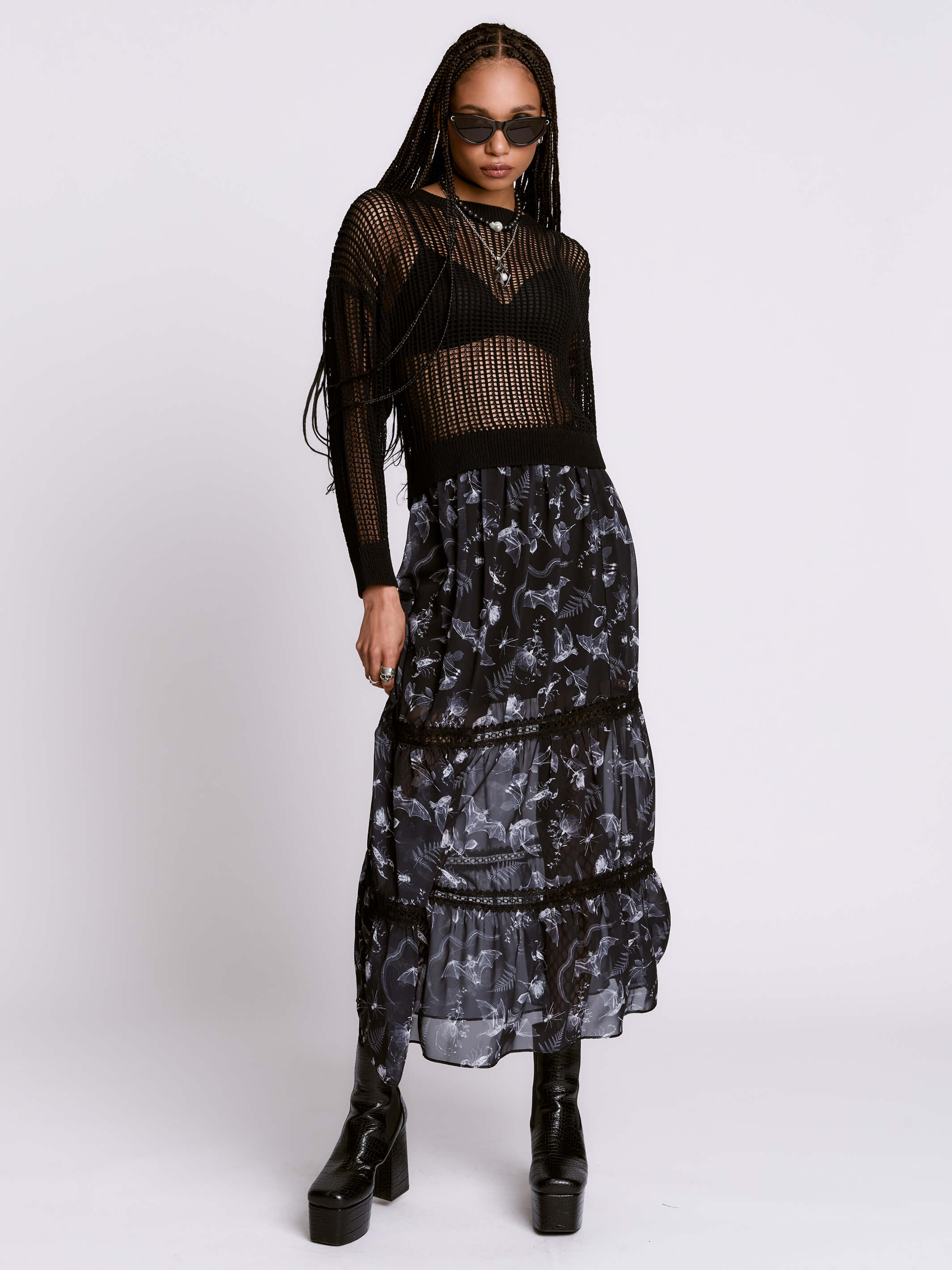 Xray Peasant Skirt