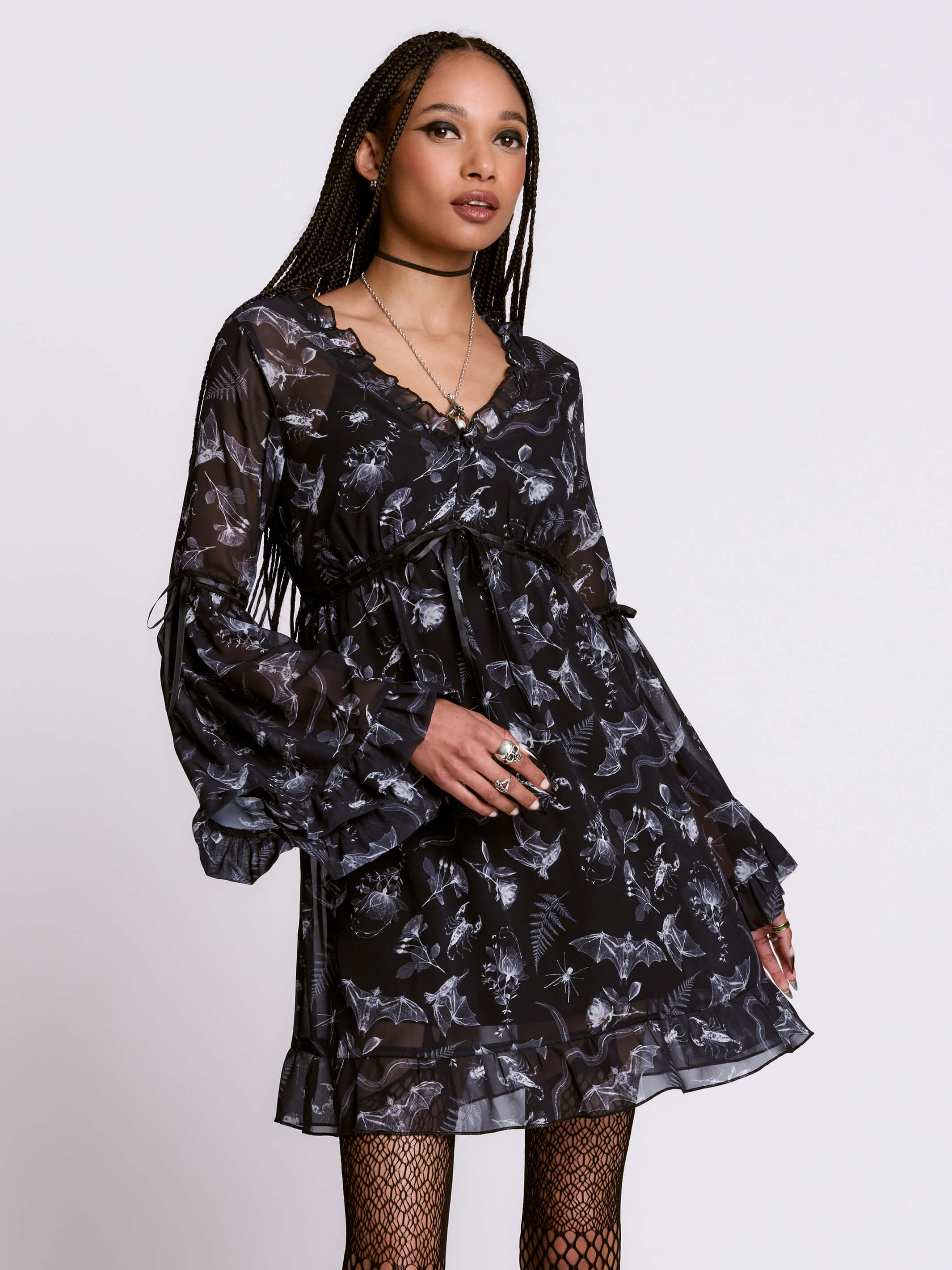 Xray Peasant Dress