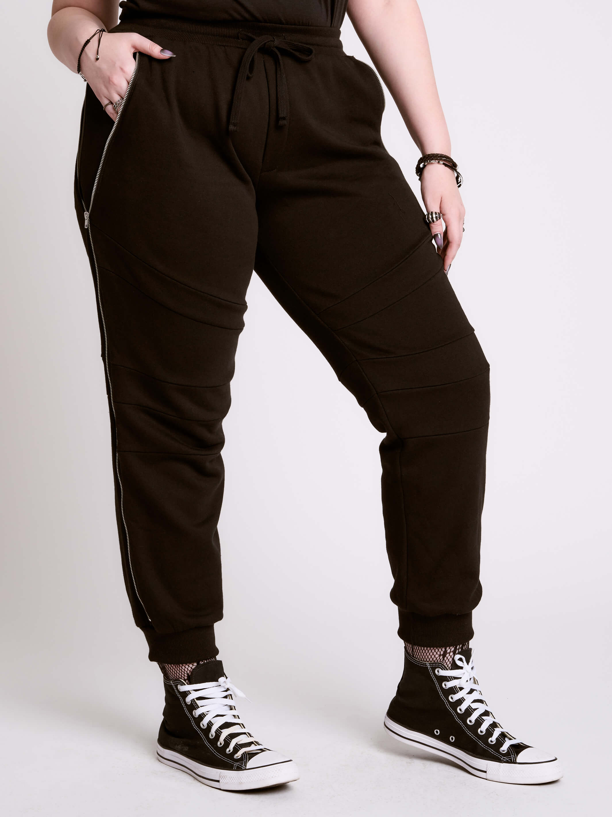 Zipper Joggers