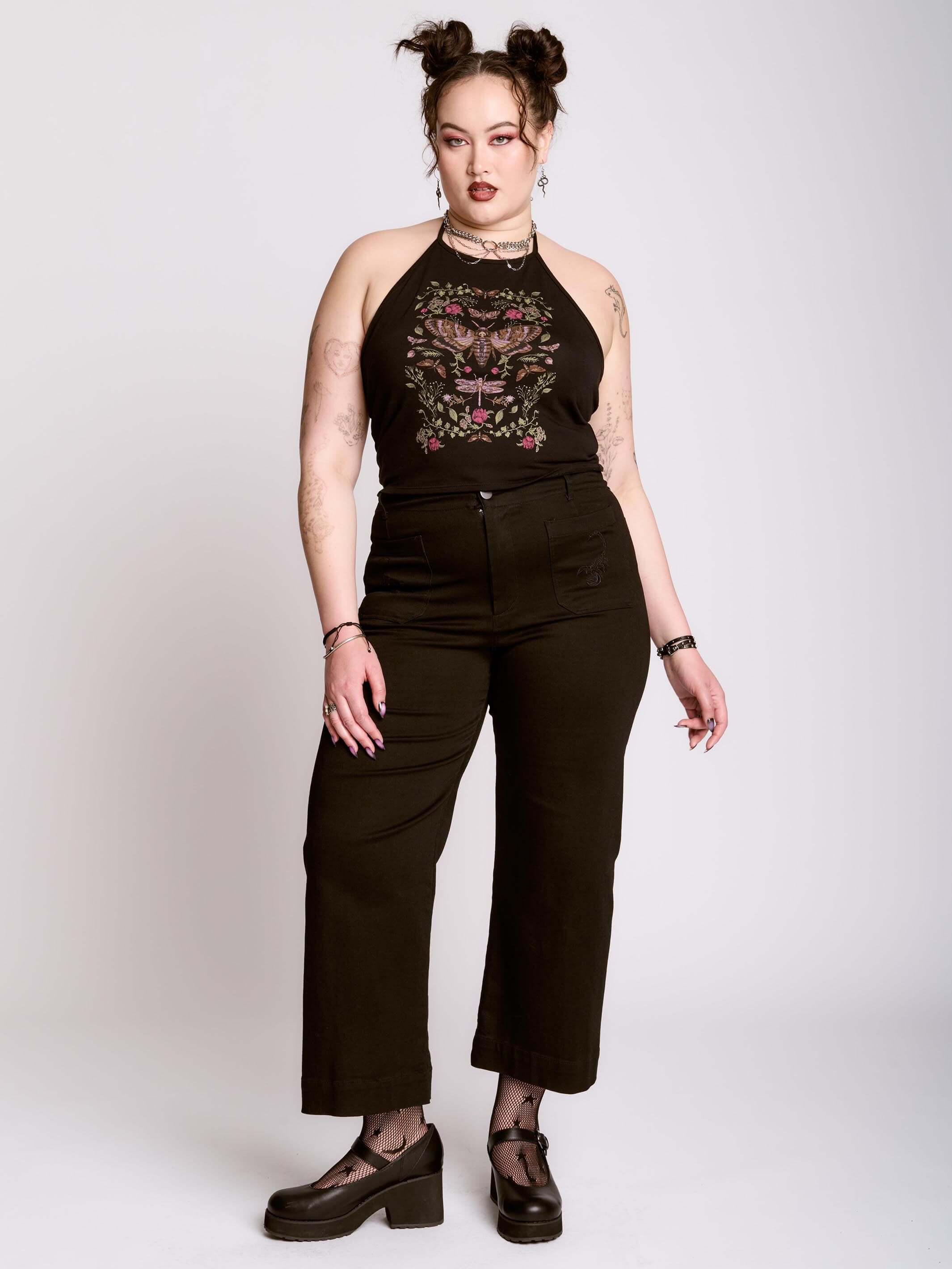 Creeping Ivy Halter Top