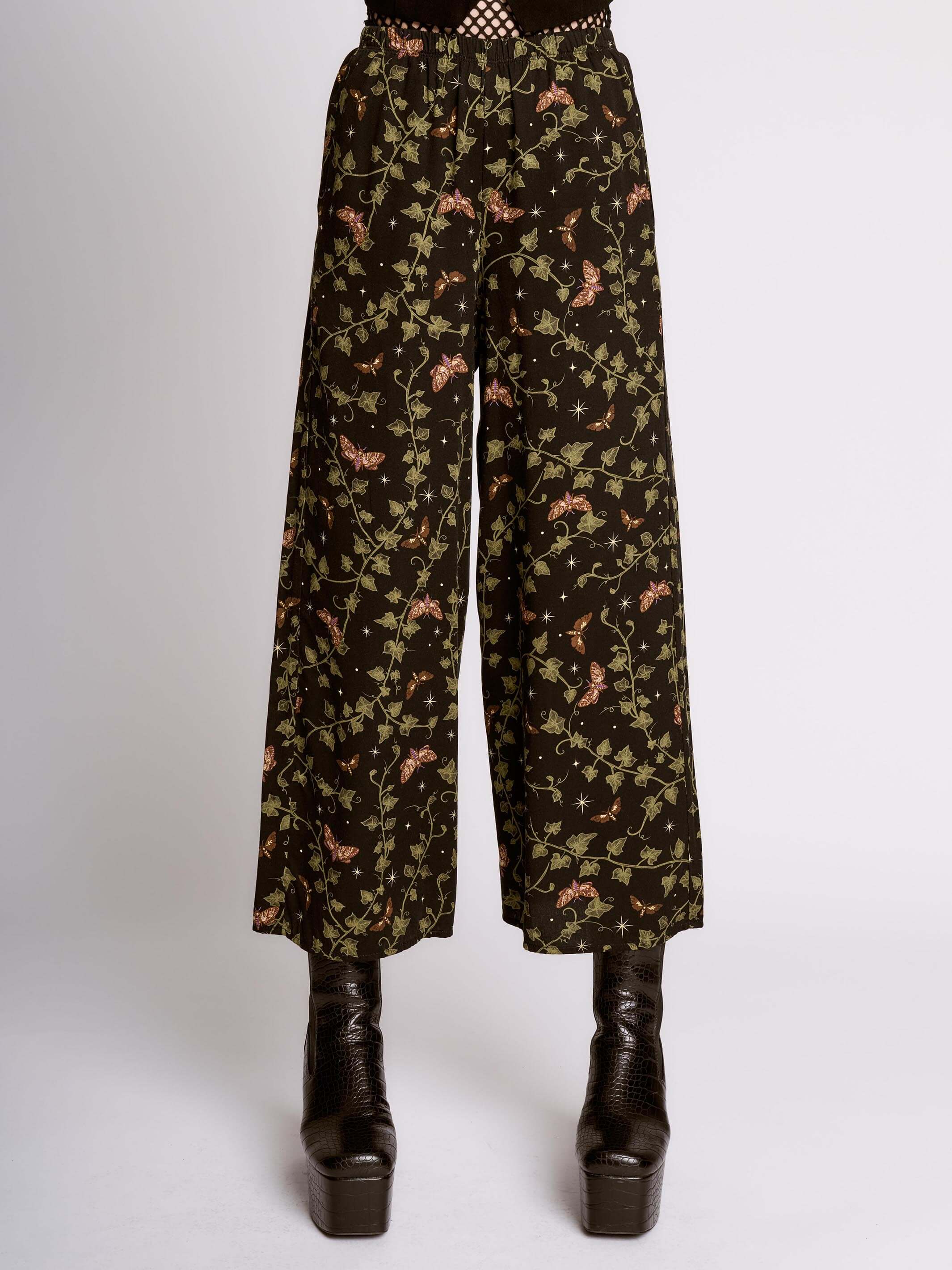 CREEPING  IVY PALAZZO PANTS