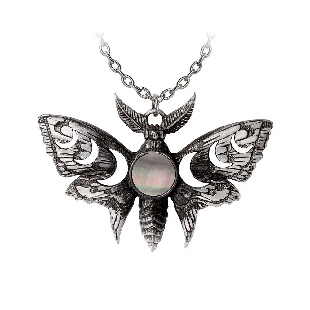 lunar moth necklace