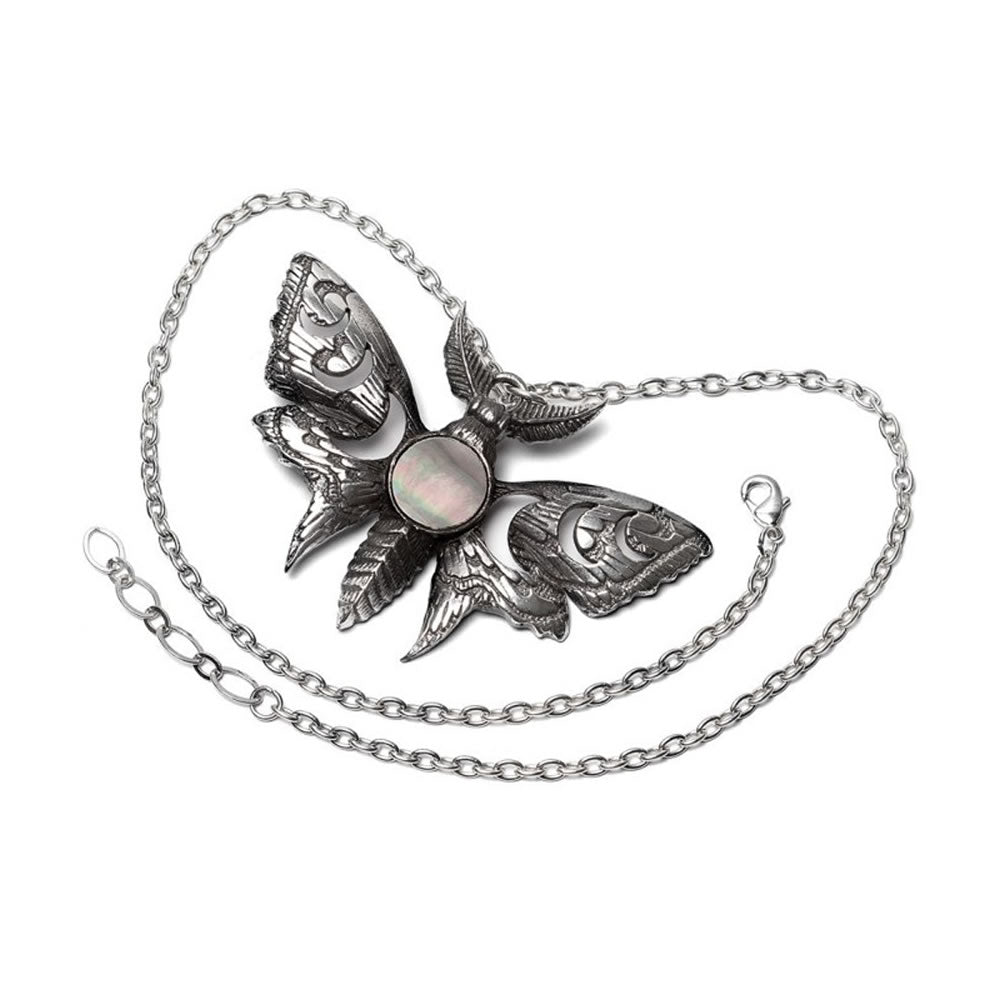 lunar moth necklace
