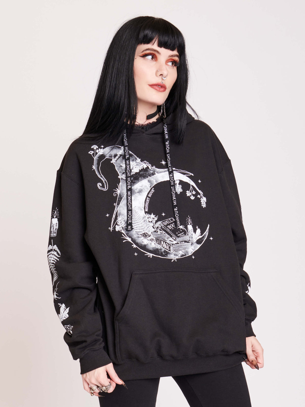 super thick fleece lined hoodie. Printed lined hood, logo drawcord, and kangaroo pocket.