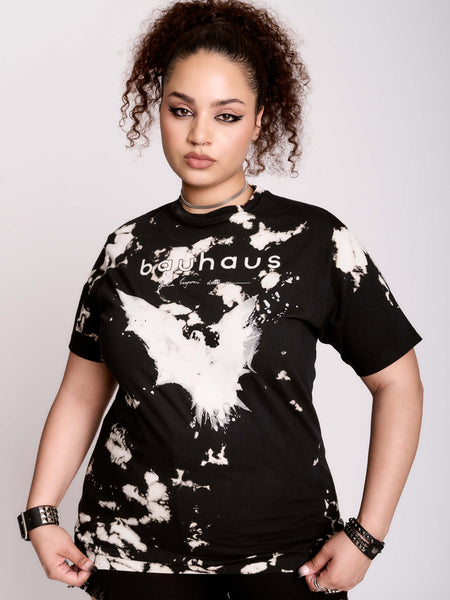 Bauhaus Bleach Bella T‑Shirt by Midnight Hour (Official Band Tee