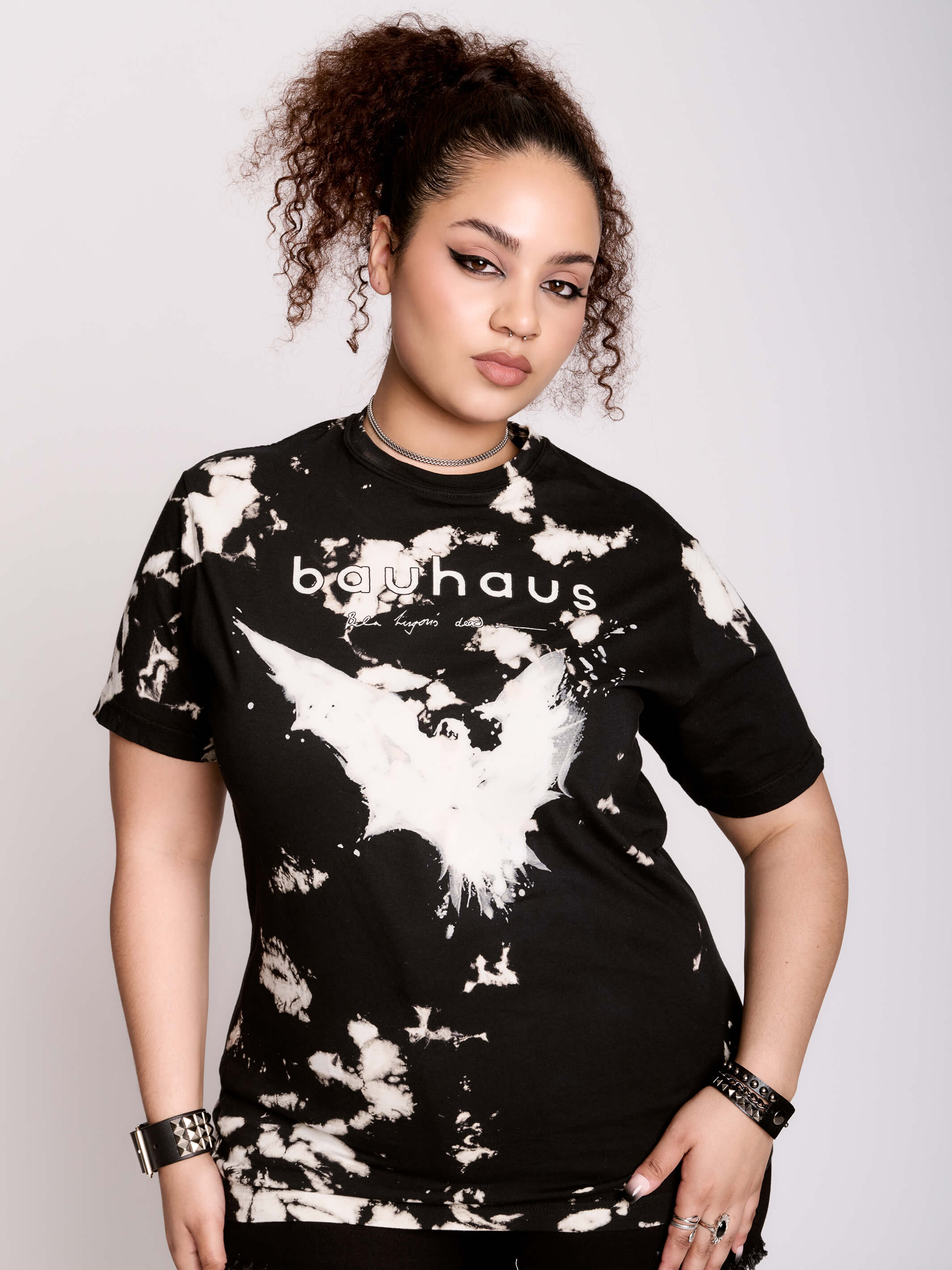 Bauhaus Bleach Bella T‑Shirt by Midnight Hour (Official Band Tee
