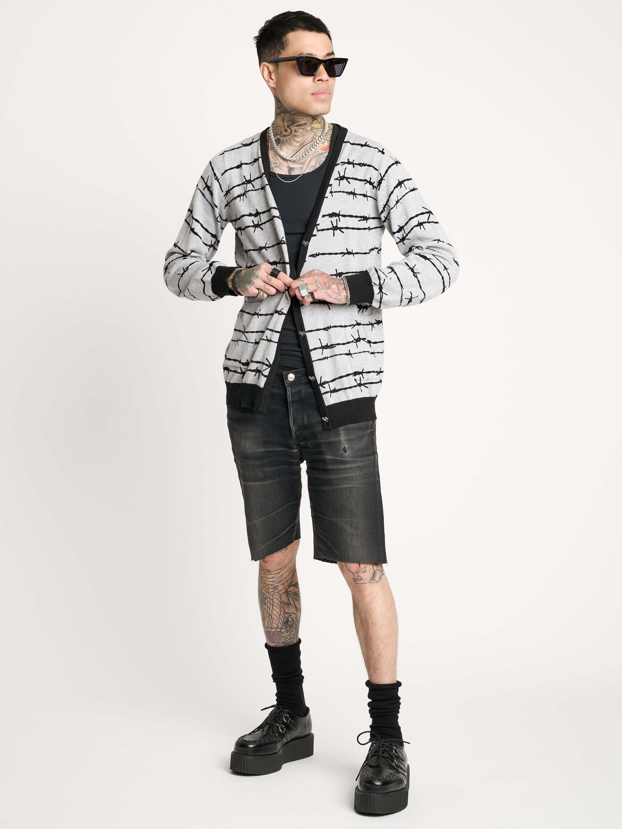 Barbed Wire Cardigan