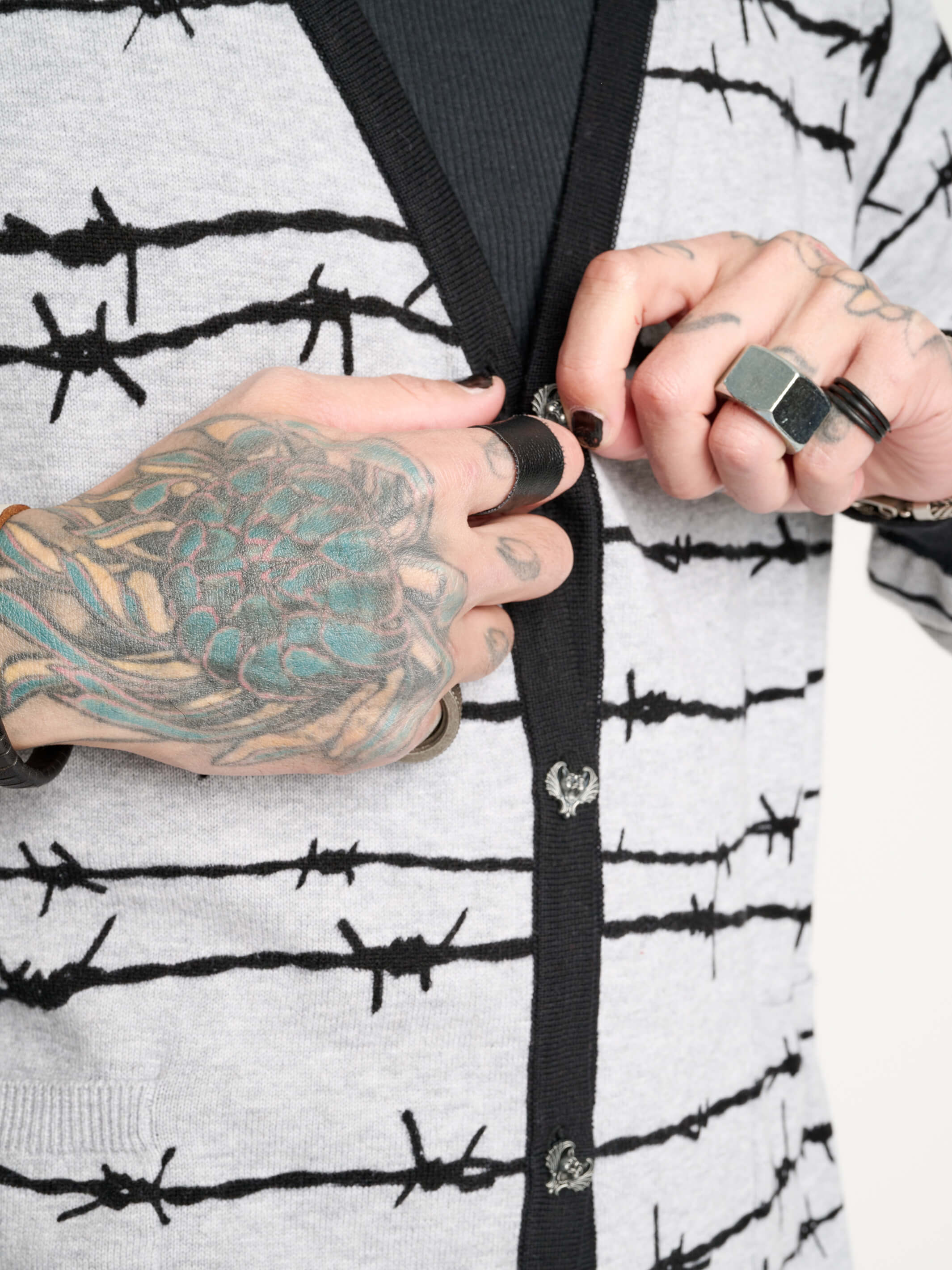 Barbed Wire Cardigan