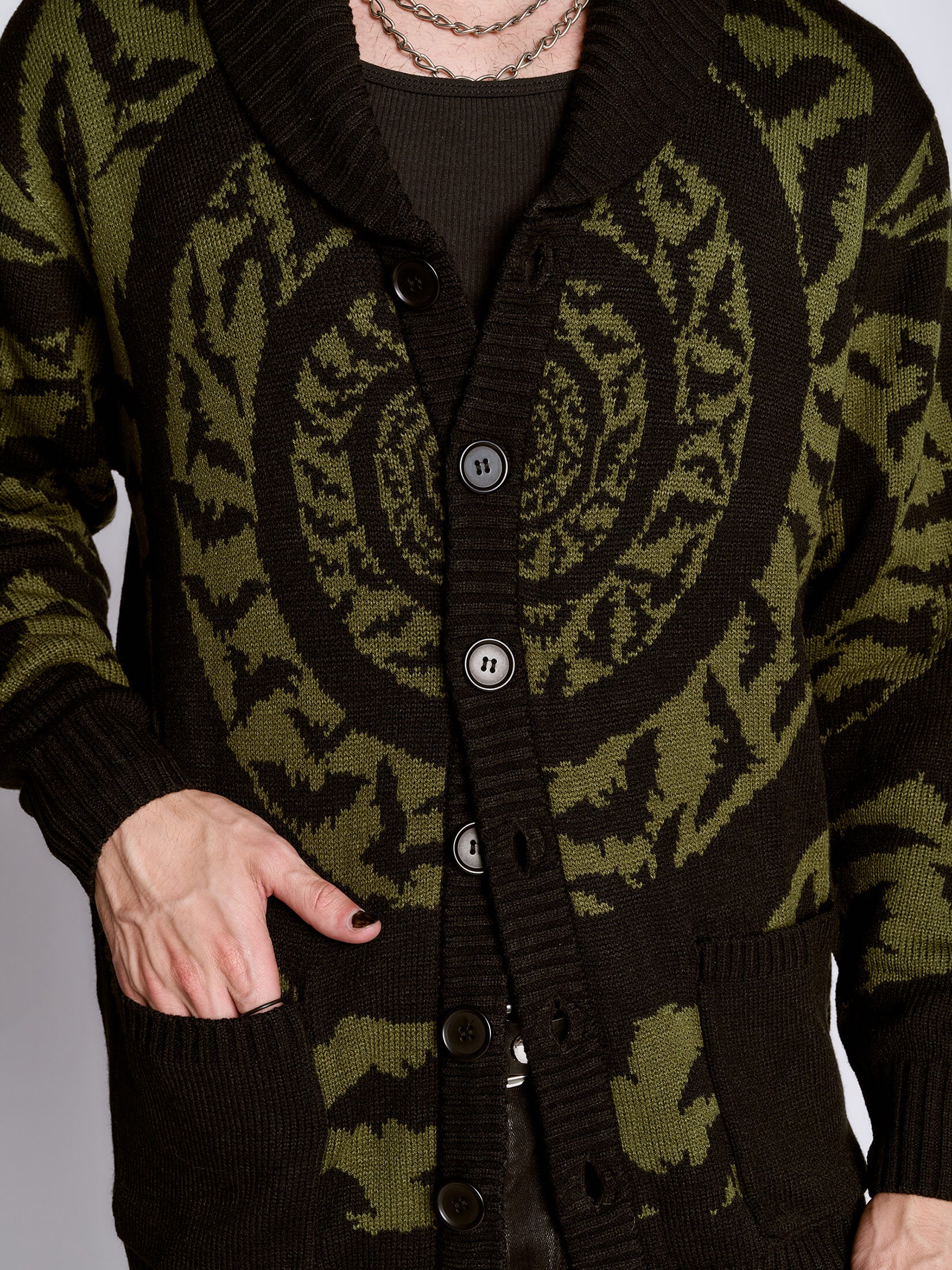 Hypnotic Bat Cardigan – Midnight Hour