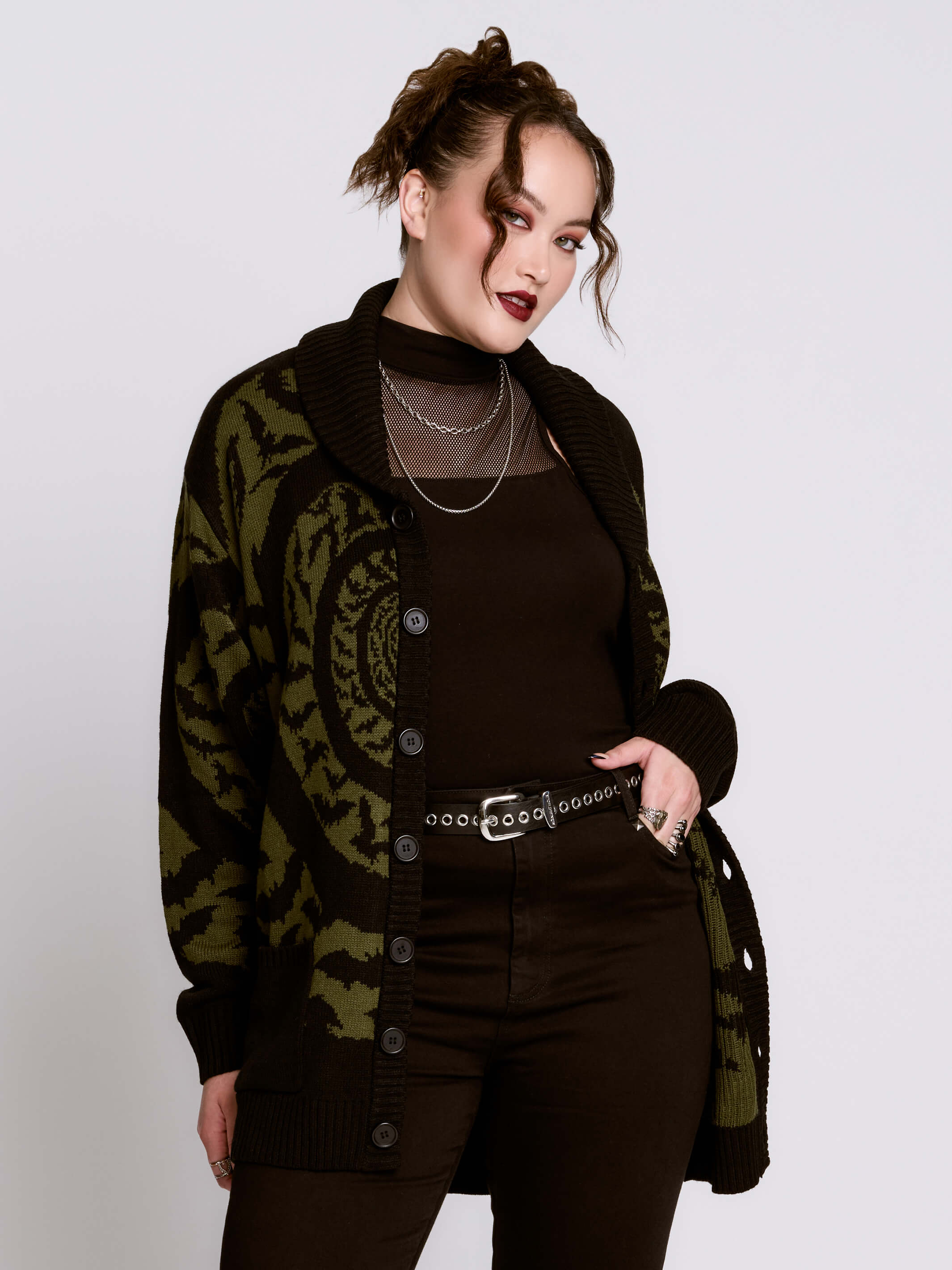 FANTASTICS★7th ANNIVERSARY カーディガン/BLACK Hypnotic Bat Cardigan – Midnight Hour