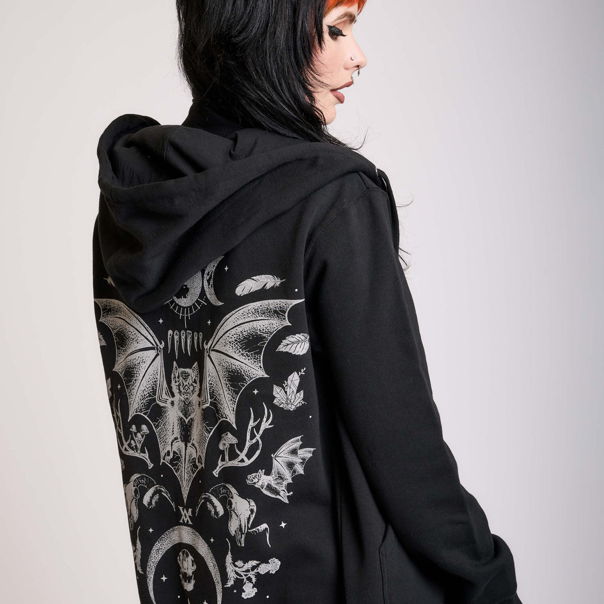 Bats in the Belfry Zip Up Hoodie