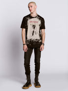 BAUHAUS SPLATTER BLEACH SHIRT