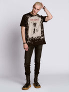 BAUHAUS SPLATTER BLEACH SHIRT
