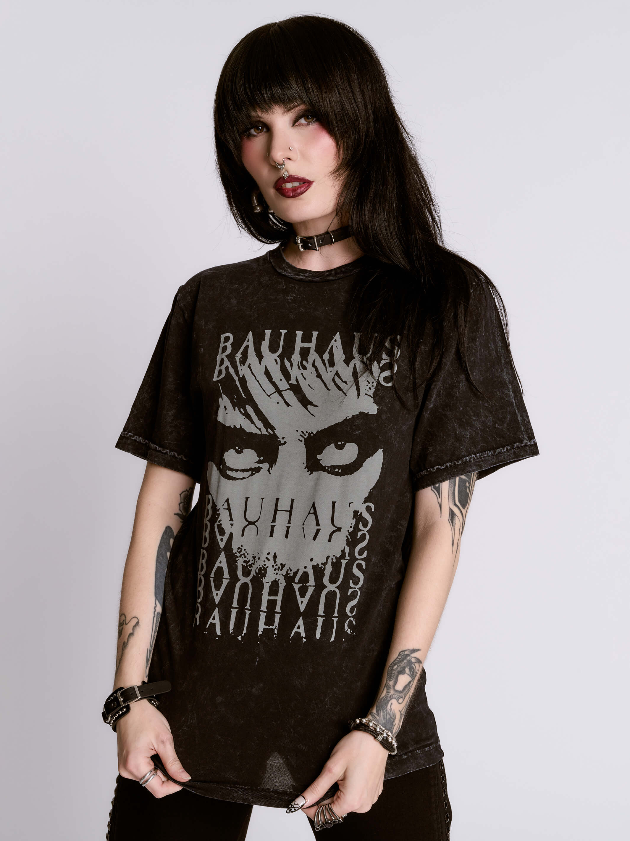 Bauhaus アート Tシャツ 黒 Amazon.com: Bauhaus Spirit Logo T-shirt Large : Clothing