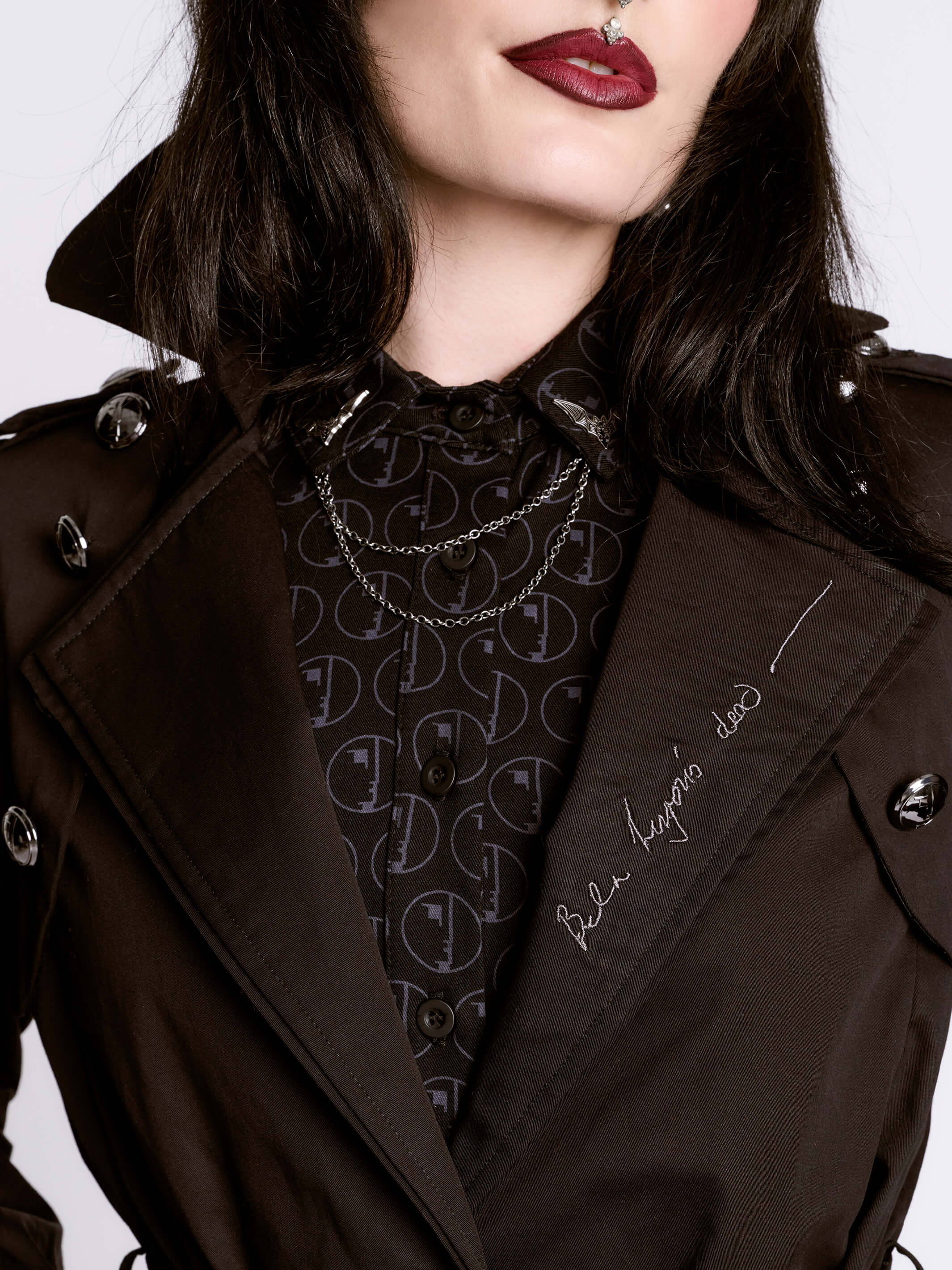 Bauhaus Bela Lugosi Trench Coat by Midnight Hour– Official