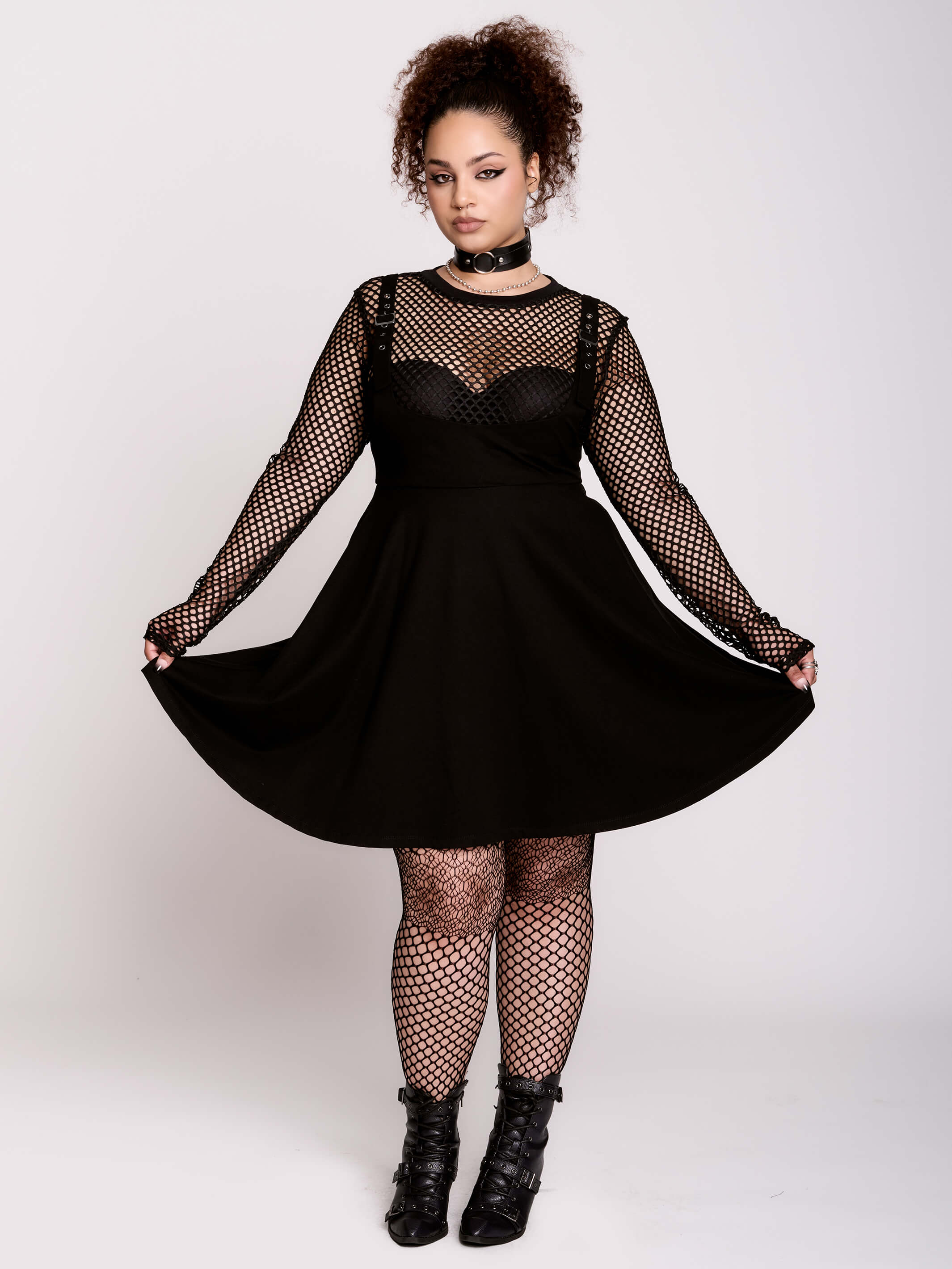 Black Pinafore Jumper