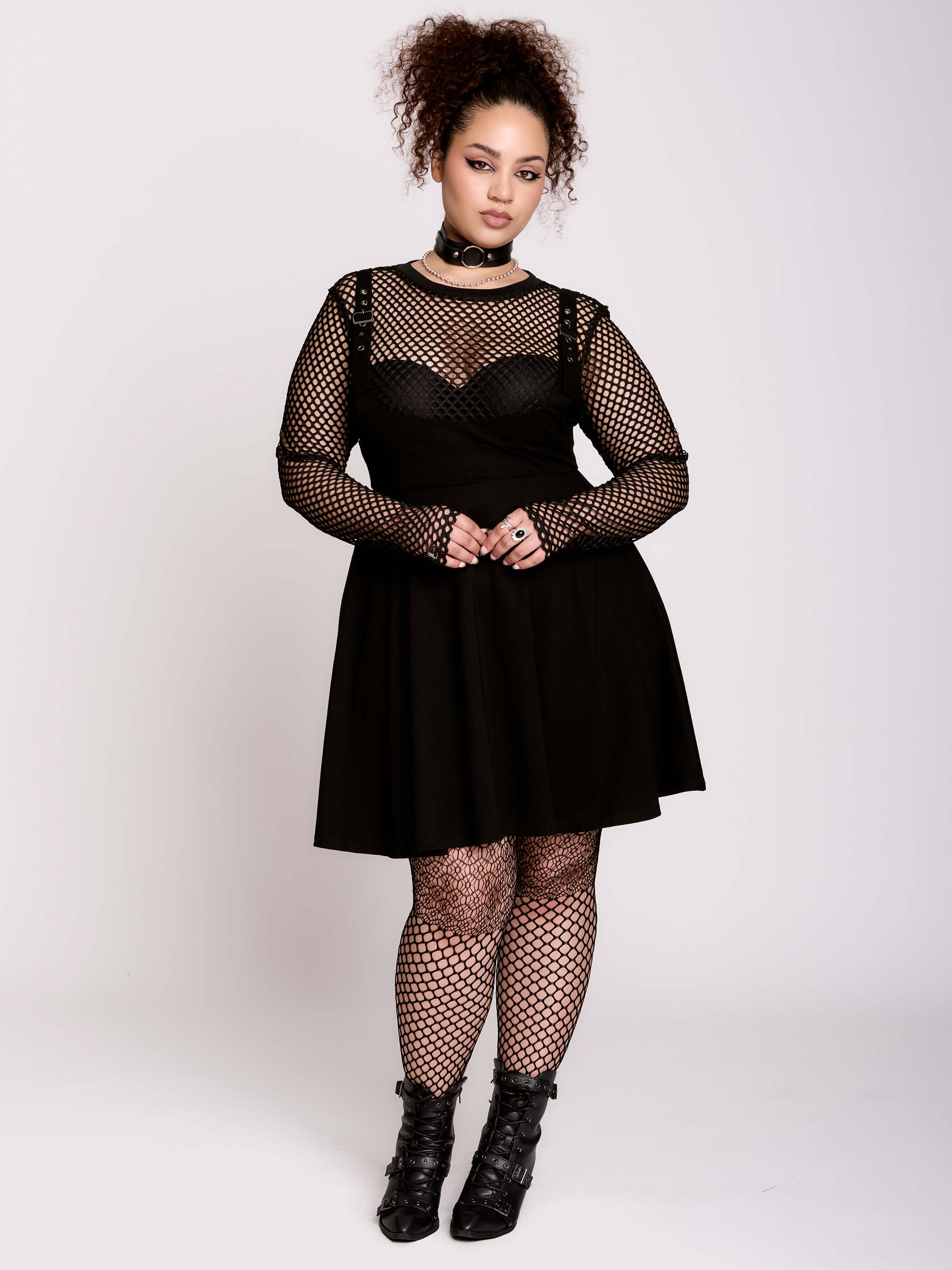 Black Pinafore Jumper