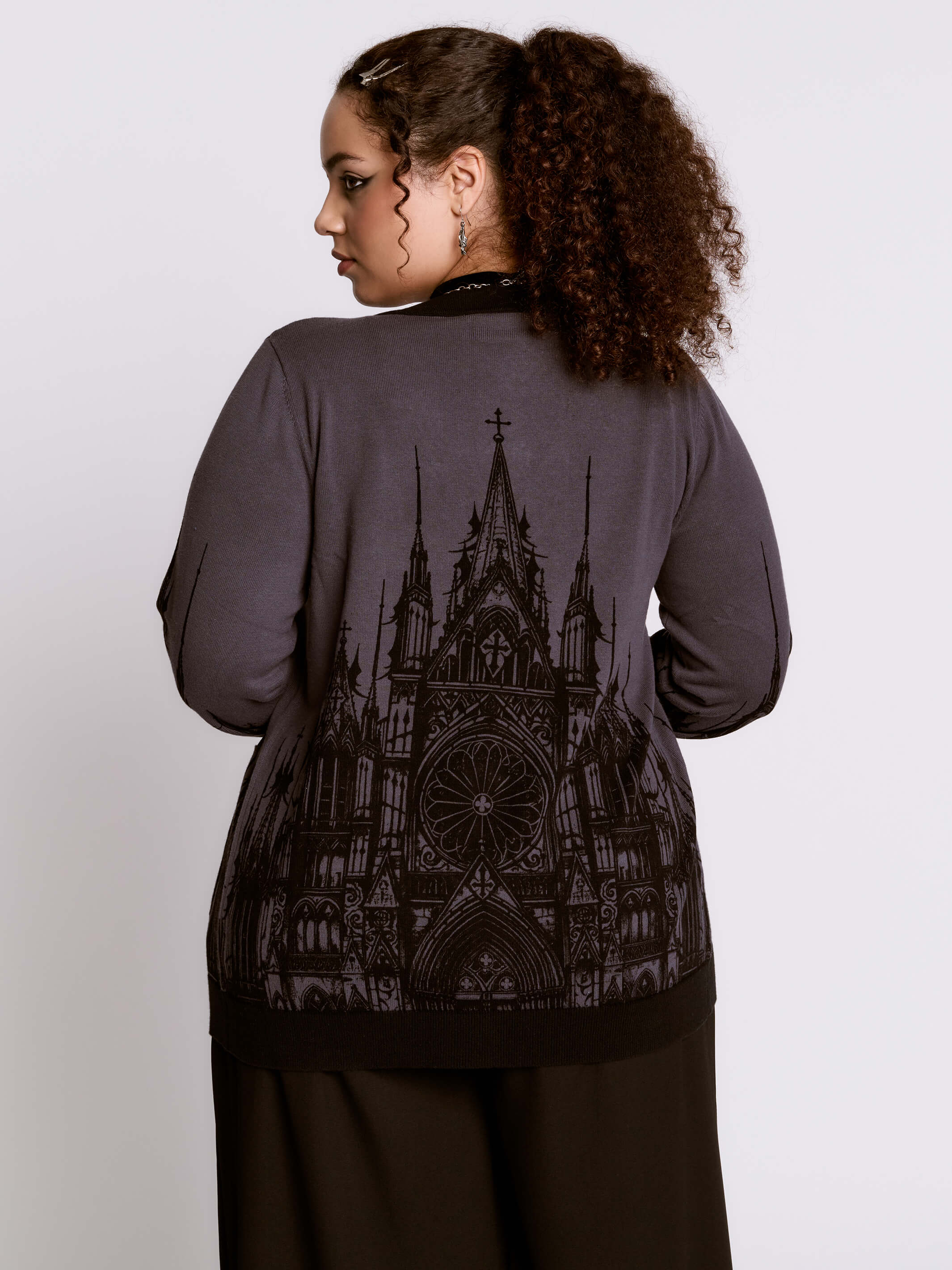 Cathedral Cardigan – Midnight Hour