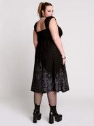 black gothic dresses with cathedral skyline